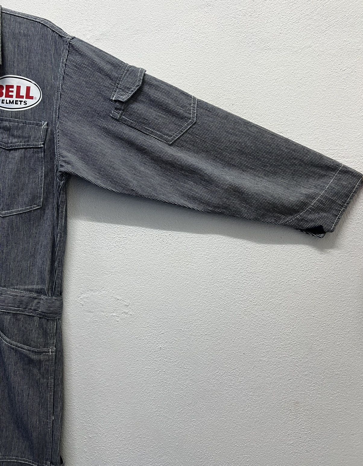 Indian Motorcycle × Vintage Vintage Bell Helmets Coveralls Vintage Workwear Jumpsuit Size US 39 - 5 Thumbnail
