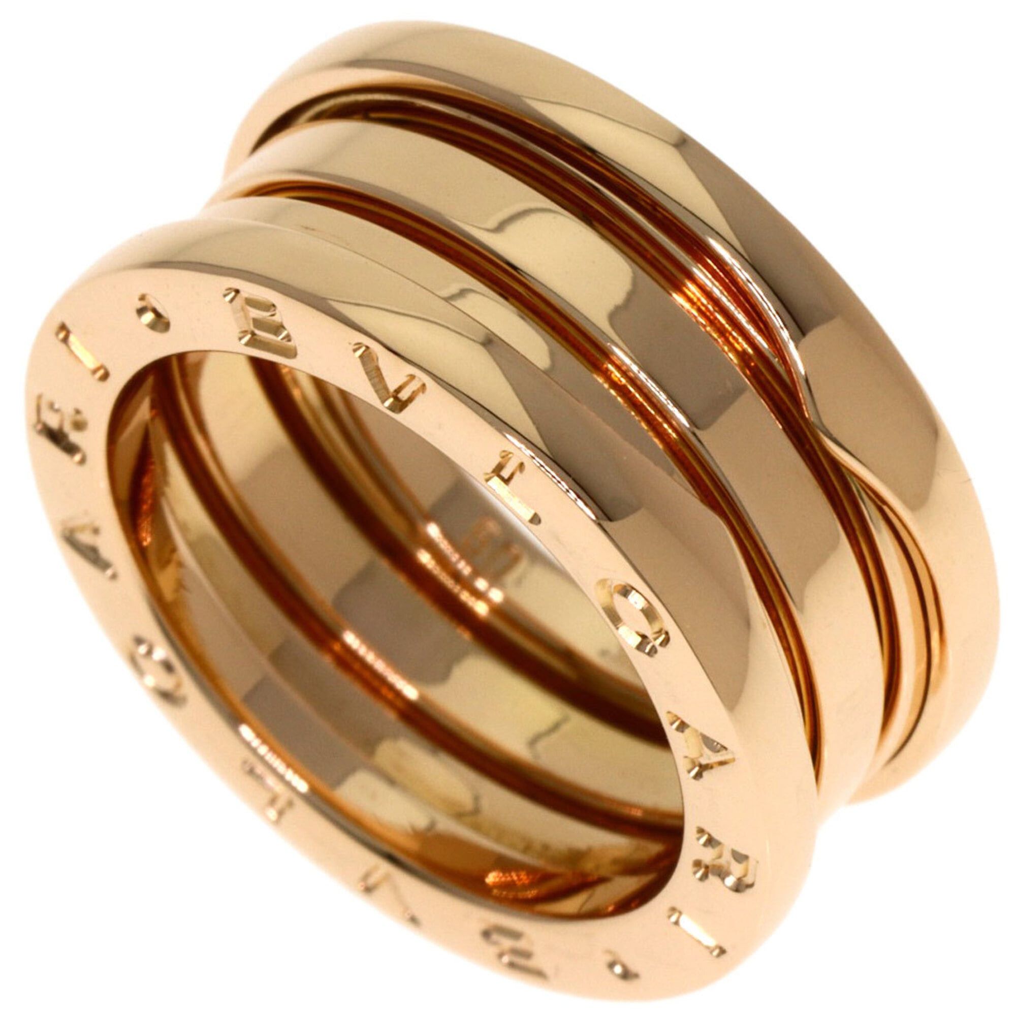 Bvlgari BVLGARI B-zero1 2-band ring #50, 18K pink gold, women's. Size ONE SIZE - 1 Thumbnail