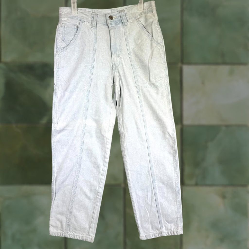 Levi's Levi’s Carpenter Jeans Mens 27×31 Light Blue Denim Straight Leg Workwear Utility Jeans Mens 27 31 Blue Denim Carpenter Jeans Levis Car penter Jeans Size US 27 - 1 Thumbnail
