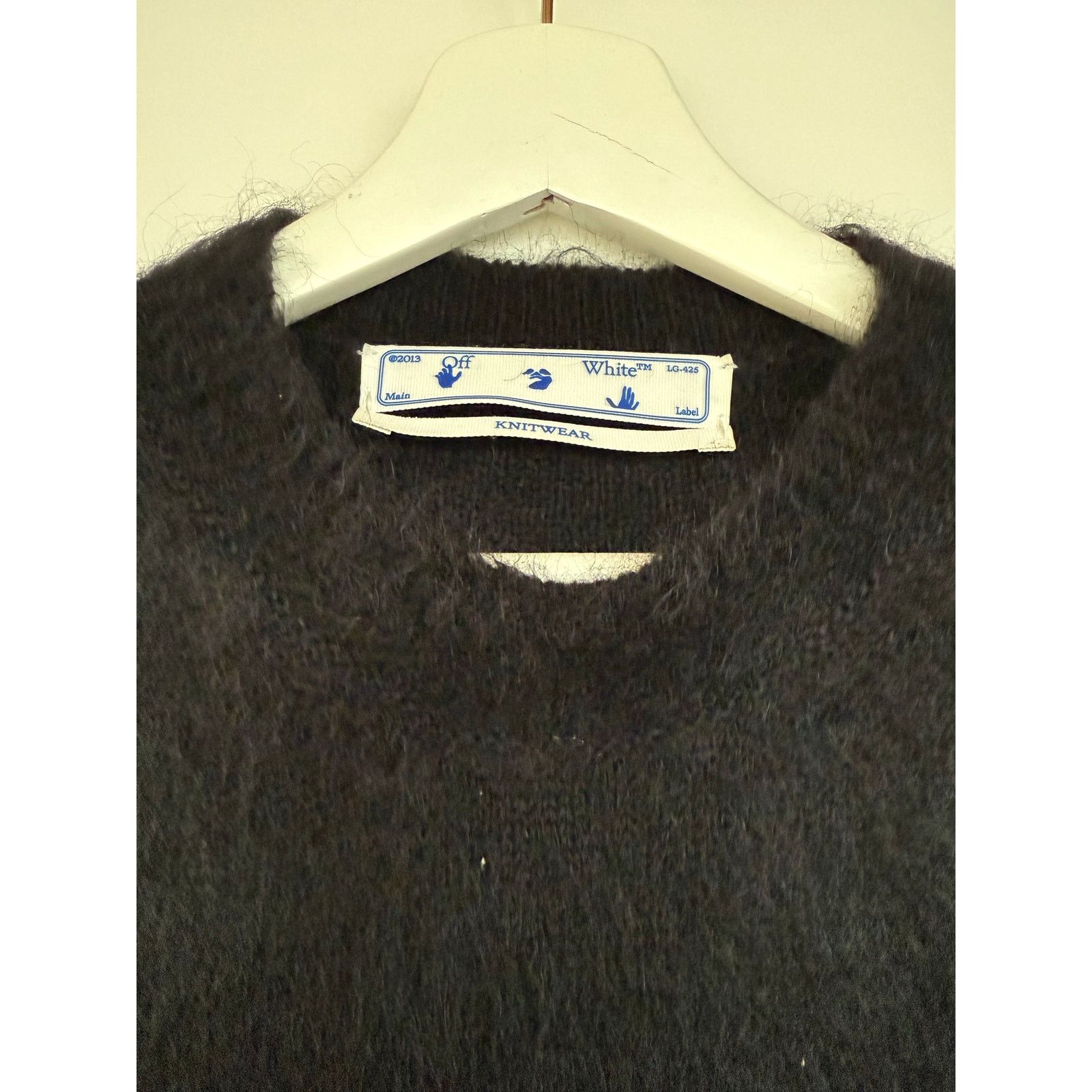 Off-White Off-White Mohair Sweater Size US L / EU 52-54 / 3 - 1 Thumbnail
