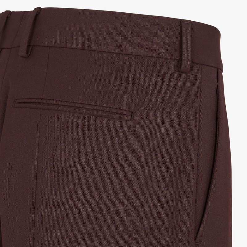Fendi o1B3y1r0526 Casual Pant in Chocolate Brown Size US 32 / EU 48 - 3 Thumbnail