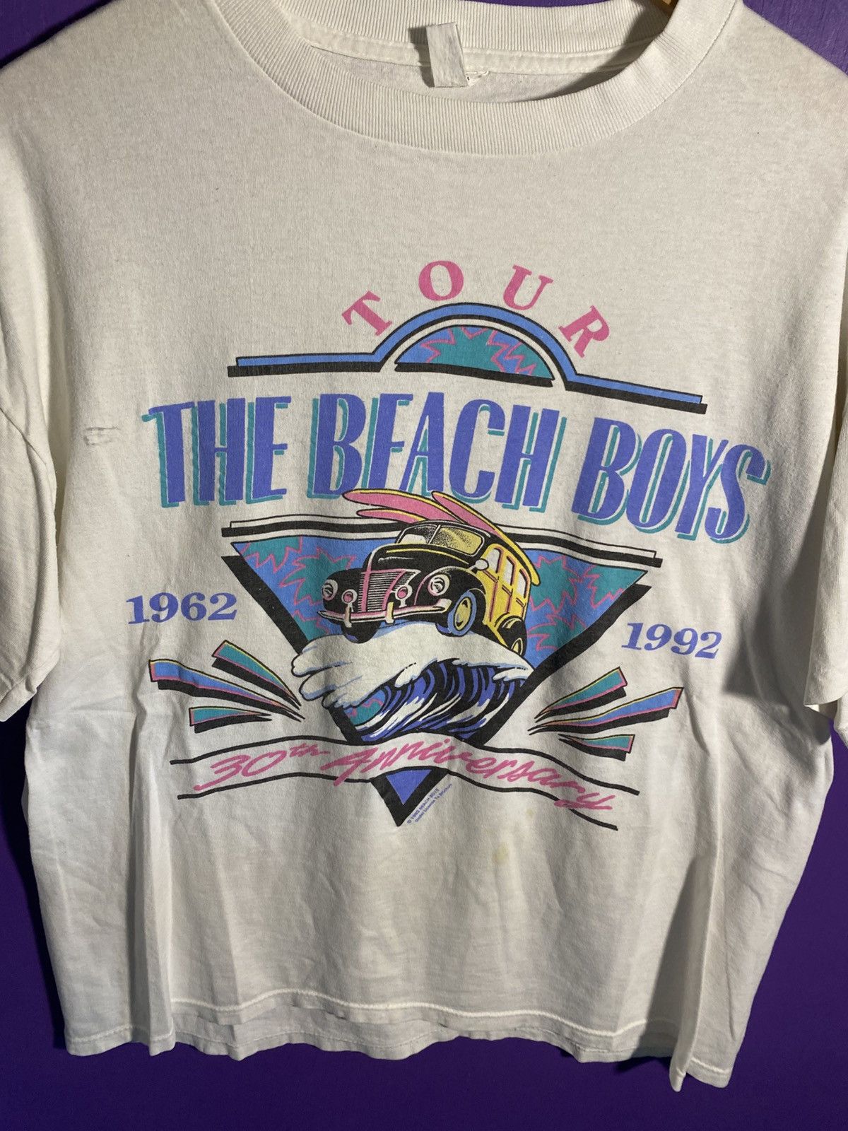 Band Tees × Vintage Vintage 1992 The Beach Boys 30th anniversary tour tee Size US XL / EU 56 / 4 - 3 Thumbnail