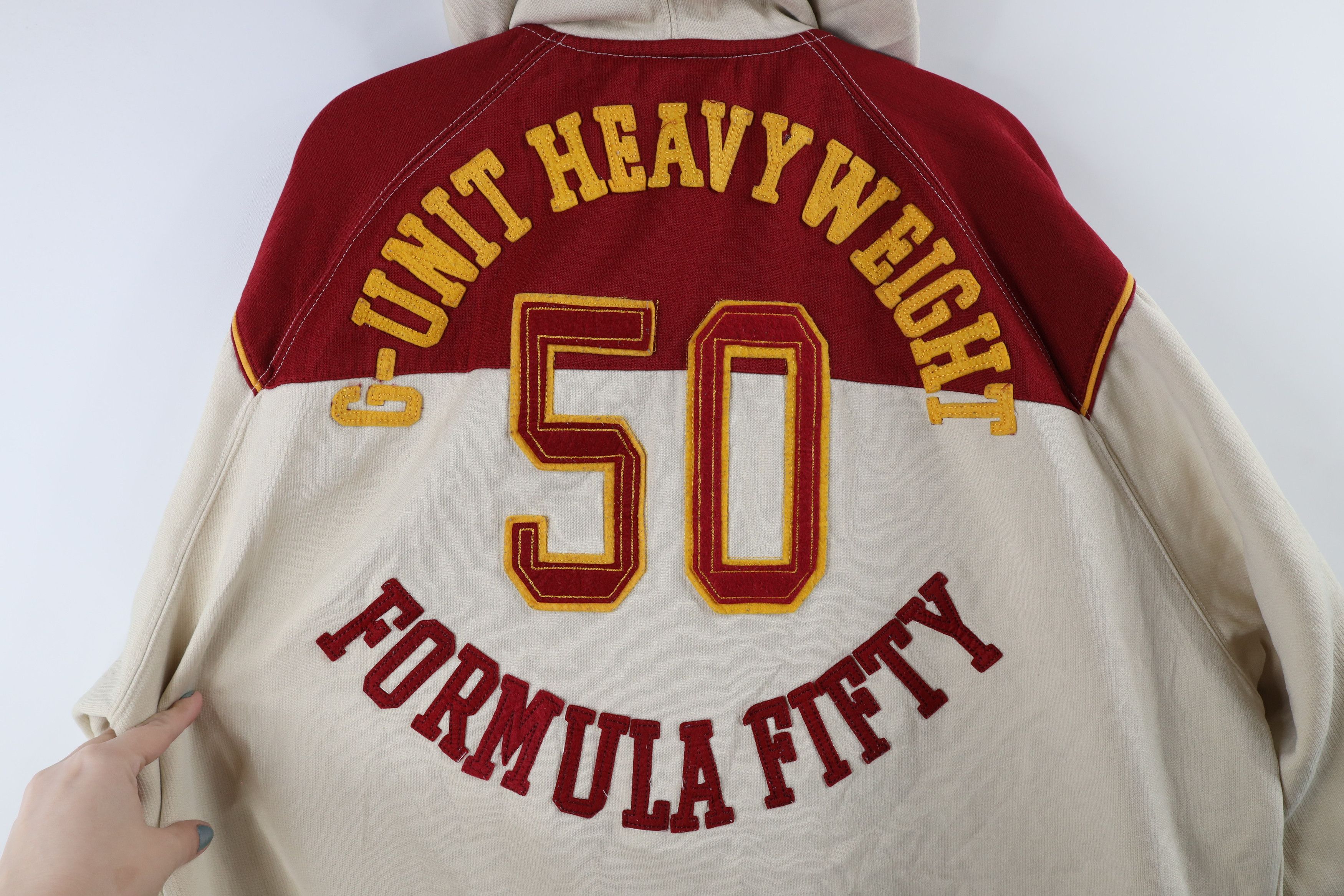 G-Unit × Vintage Vintage G Unit 50 Cent Hop Rap Heavyweight Full Zip Hoodie Size ONE SIZE - 10 Thumbnail
