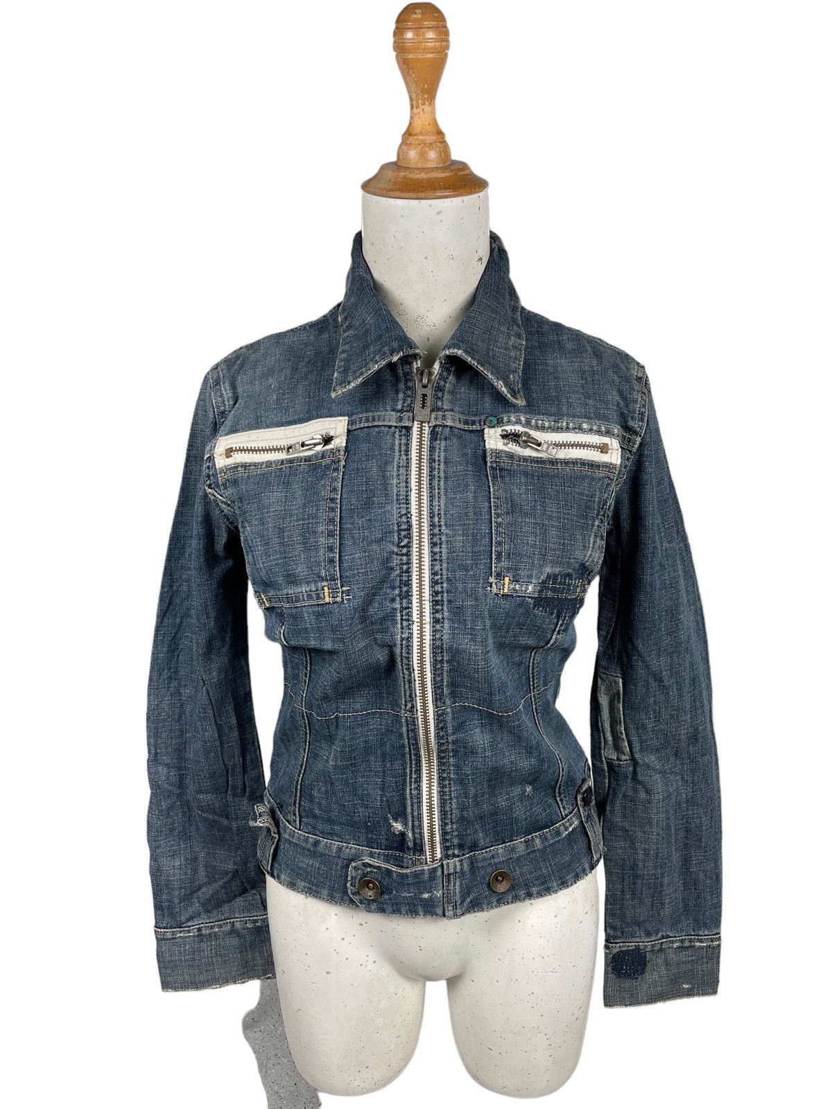 G-Star G-Star Raw Denim Jacket Women Kapital Style Size S / US 4 / IT 40 - 2 Thumbnail