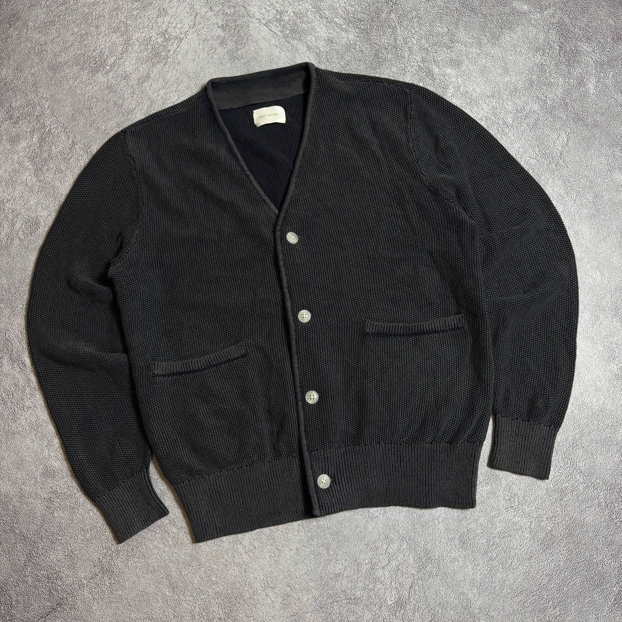 Aime Leon Dore Aime Leon Dore Cardigan Knit Dark Gray Washed Men’s Size US M / EU 48-50 / 2 - 2 Thumbnail
