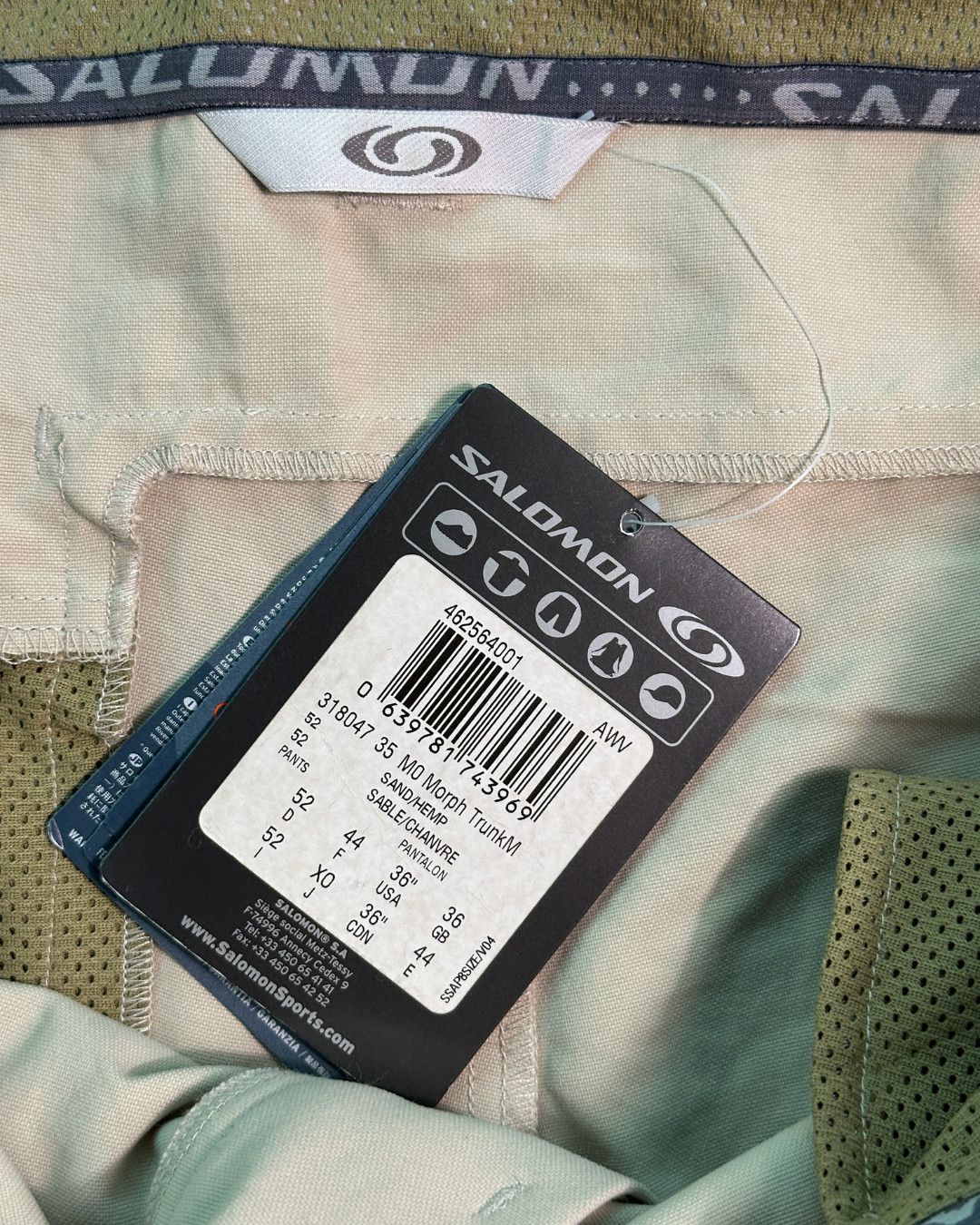 Salomon × Vintage Experimental F/W 2004 Second Skin Morphine Climbing Trunk Size US 34 / EU 50 - 6 Thumbnail