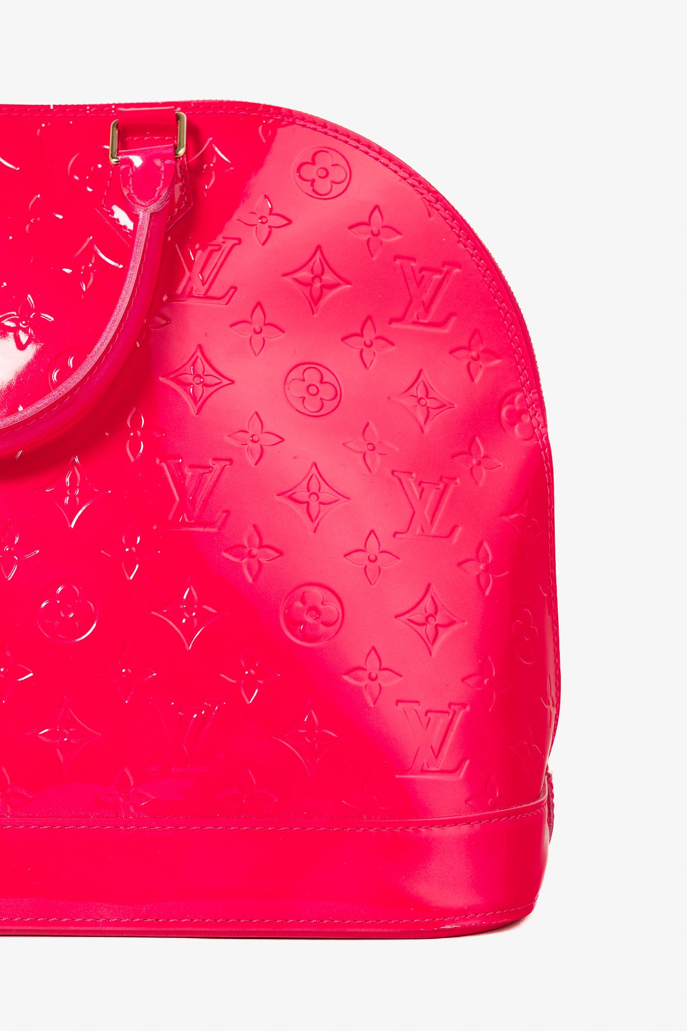 Louis Vuitton Louis Vuitton Alma GM Rose Pop Monogram Vernis Tote Size ONE SIZE - 7 Thumbnail