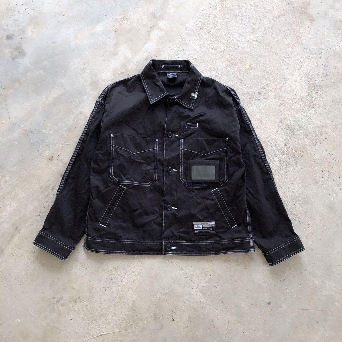 image of Miharayasuhiro X Good Inspiration Chef Jacket in Black, Men's (Size Small)