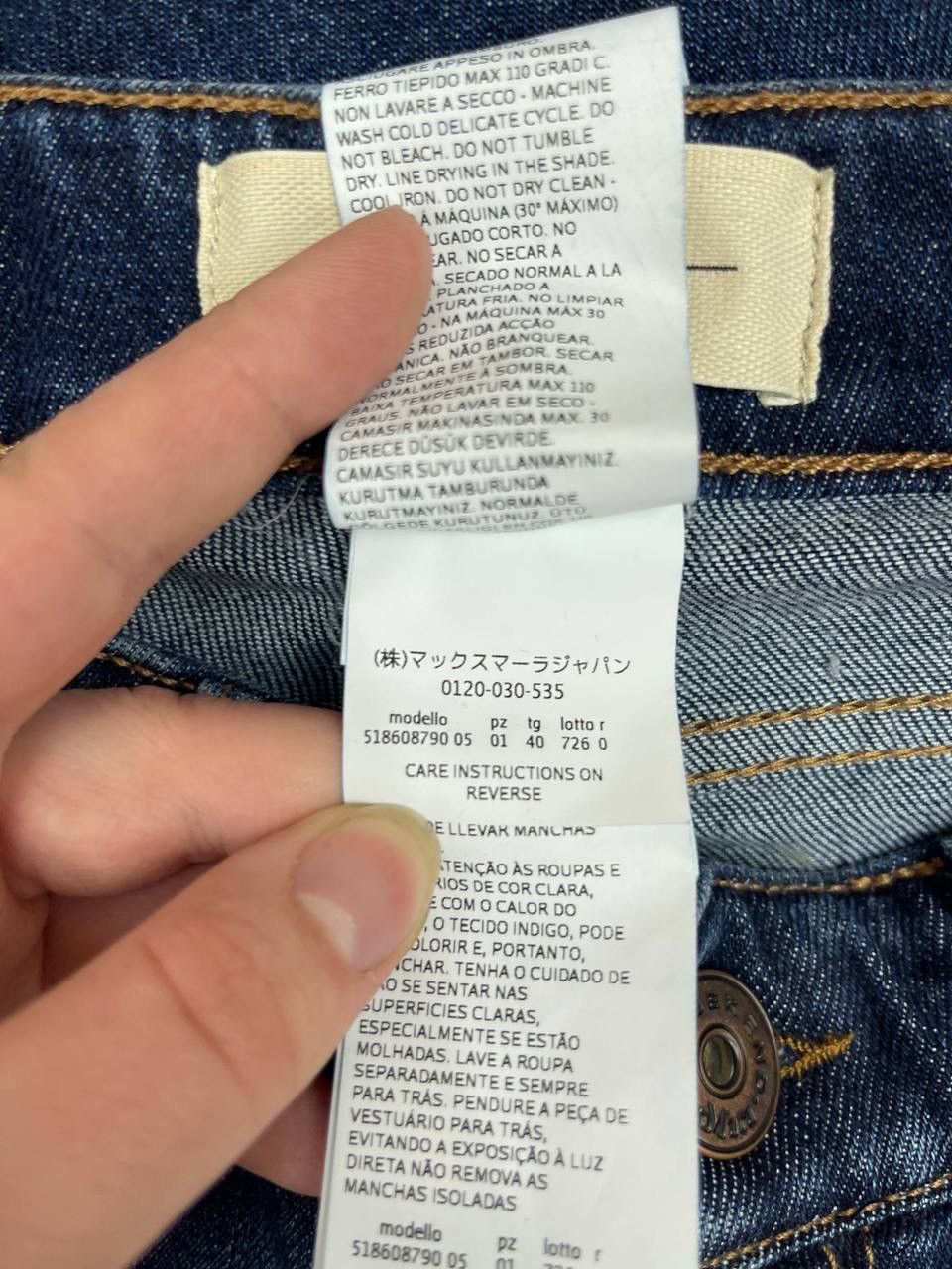 Weekend Max Mara Weekend Max Mara Women Cotton Denim Jeans Blue Size W28 Size 28" / US 6 / IT 42 - 5 Thumbnail