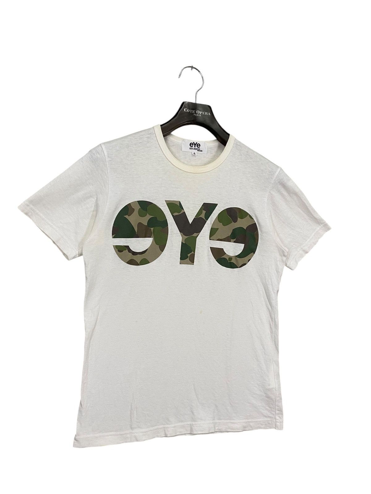 Comme des garcons x junya watanabe eye tshirt spell out