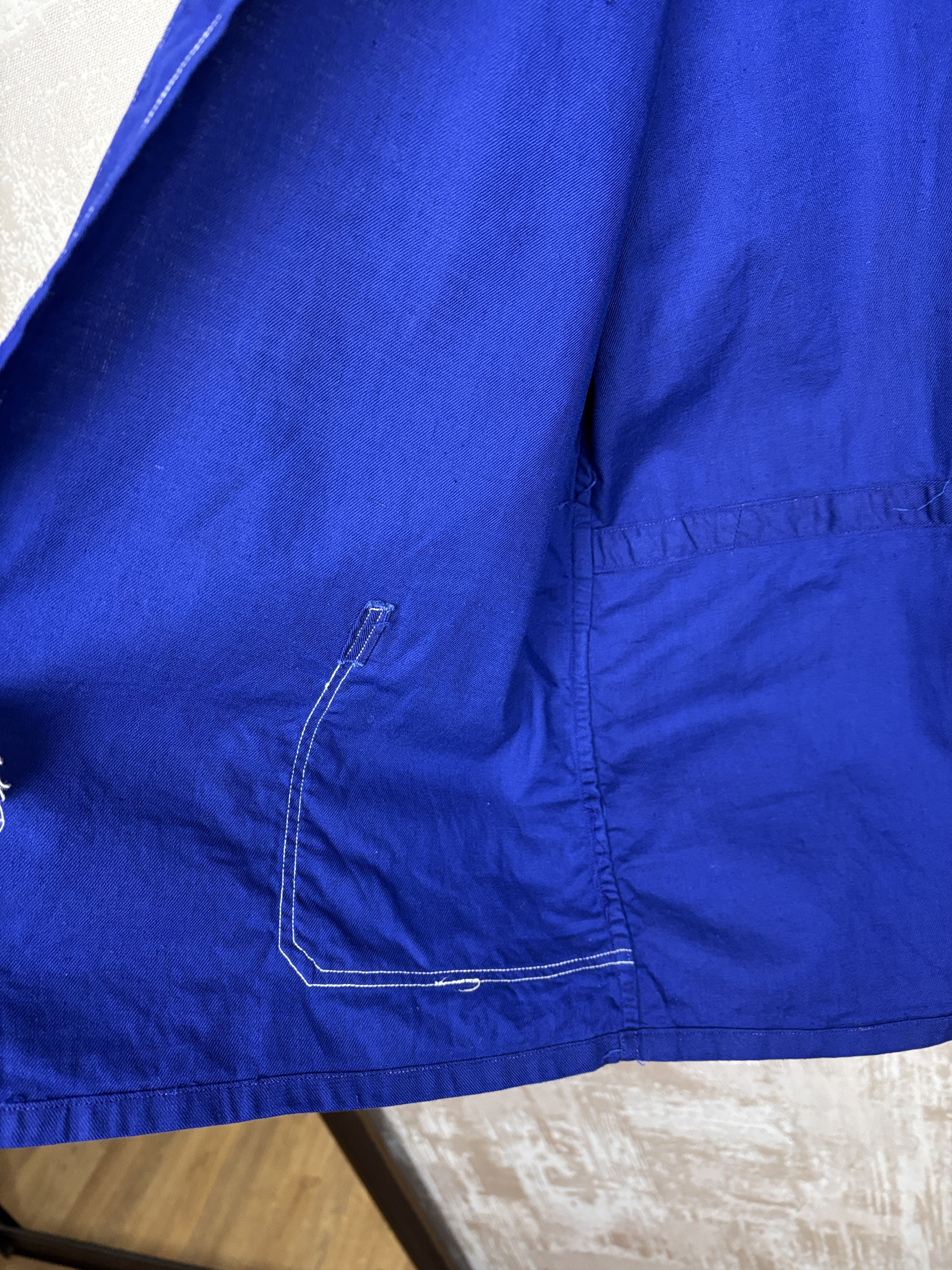 Le Laboureur Vintage Locontap Indigo Blue Work Jacket Chore French Size US L / EU 52-54 / 3 - 15 Thumbnail