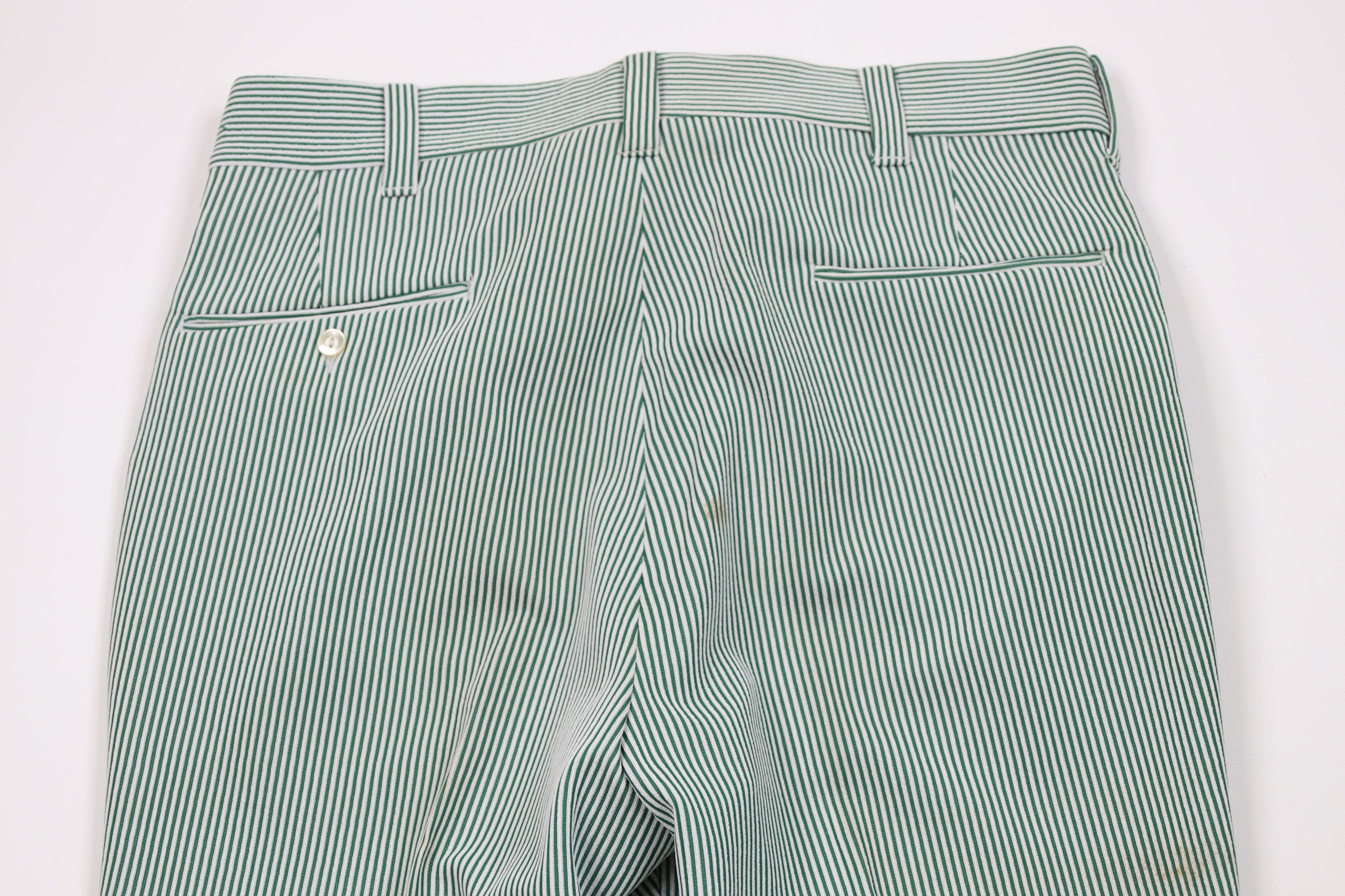 Vintage Vintage 70s Streetwear Knit Bell Bottoms Pants Green USA Size US 34 / EU 50 - 12 Thumbnail