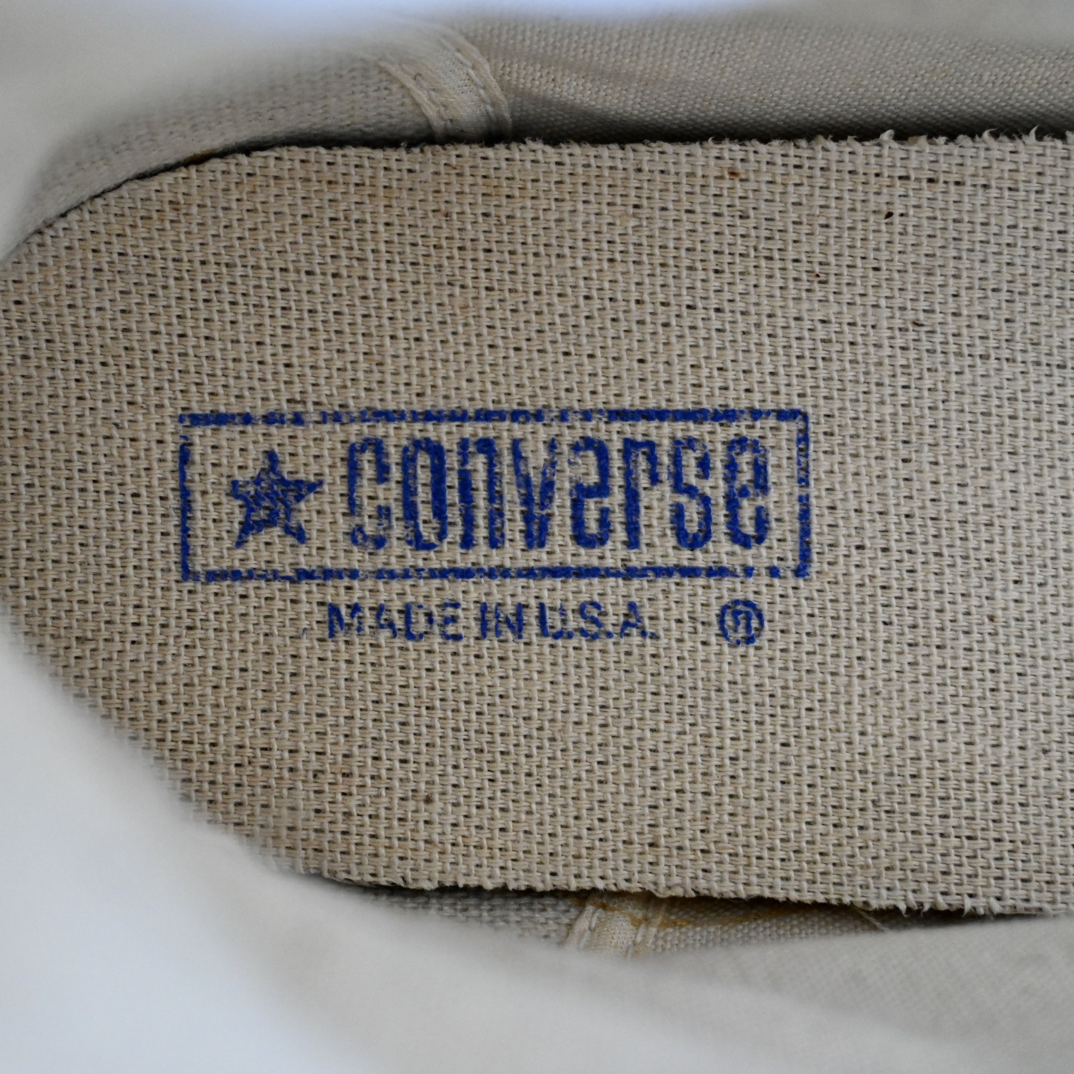 Converse DEADSTOCK, VTG 1980s Converse ALL STAR HI, Chuck Taylor Size US 11.5 / EU 44-45 - 14 Thumbnail