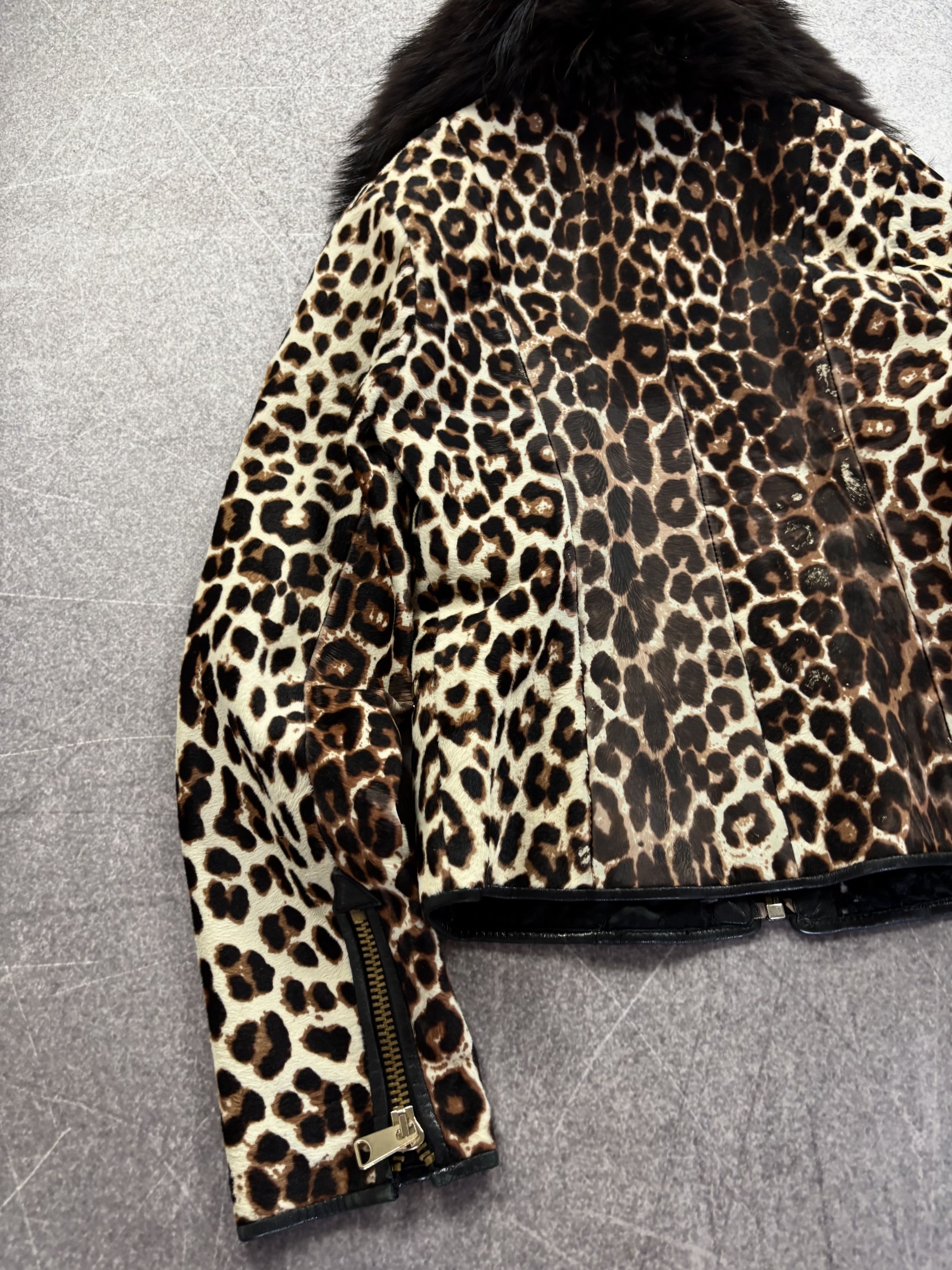 Raf Simons Cropped Fur/Leather Rick Owen’s LGB Kmrii Style Jacket Size US S / EU 44-46 / 1 - 4 Thumbnail
