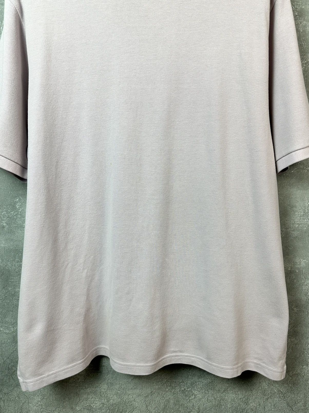 Yves Saint Laurent YSL YvesSaintLaurent Light Lilac Short Sleeve Cotton Polo Size US XXL / EU 58 / 5 - 15 Thumbnail