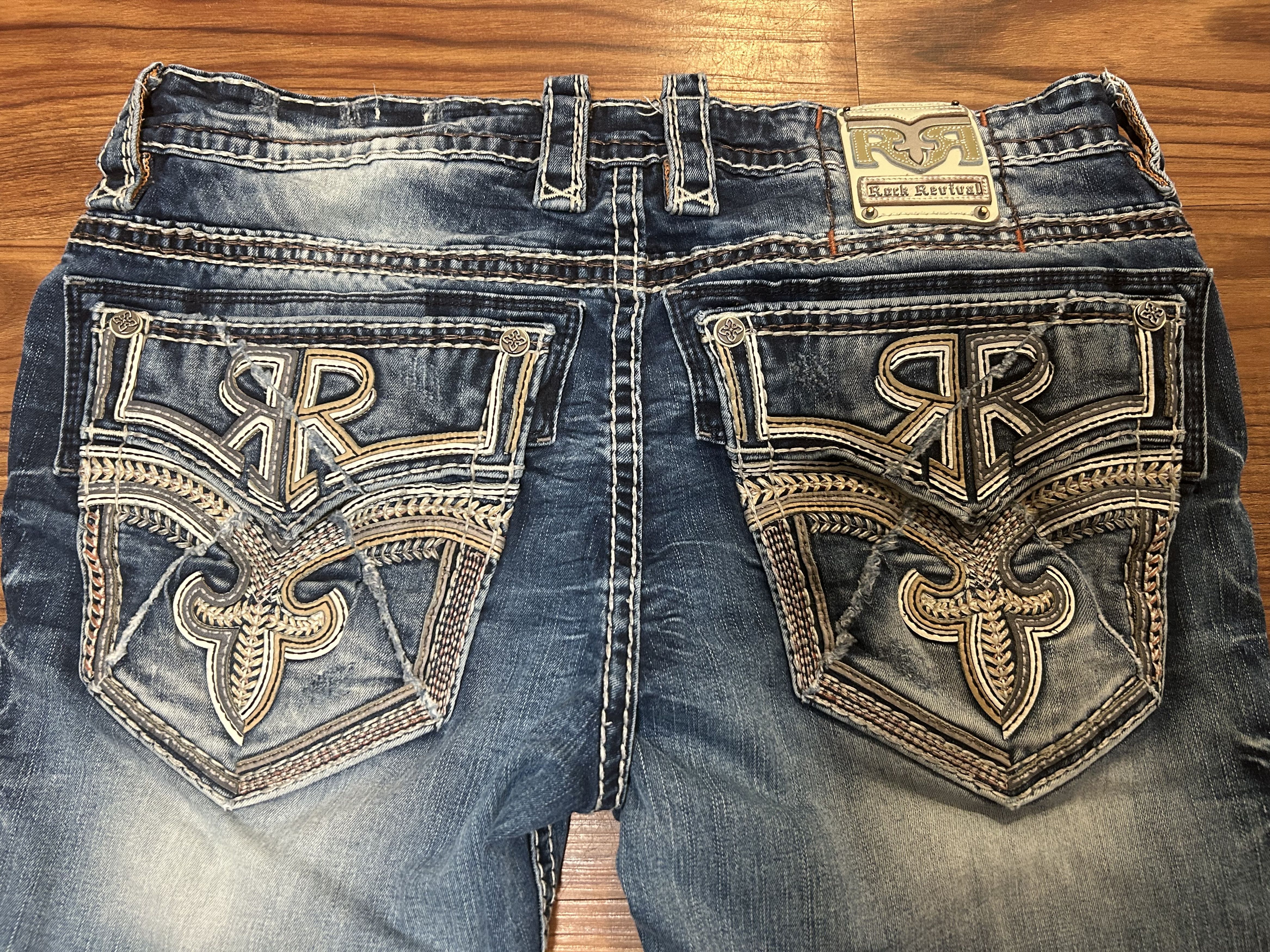 Rock Revival Garrie Slim Straight 36x30 Size US 36 / EU 52 - 3 Thumbnail