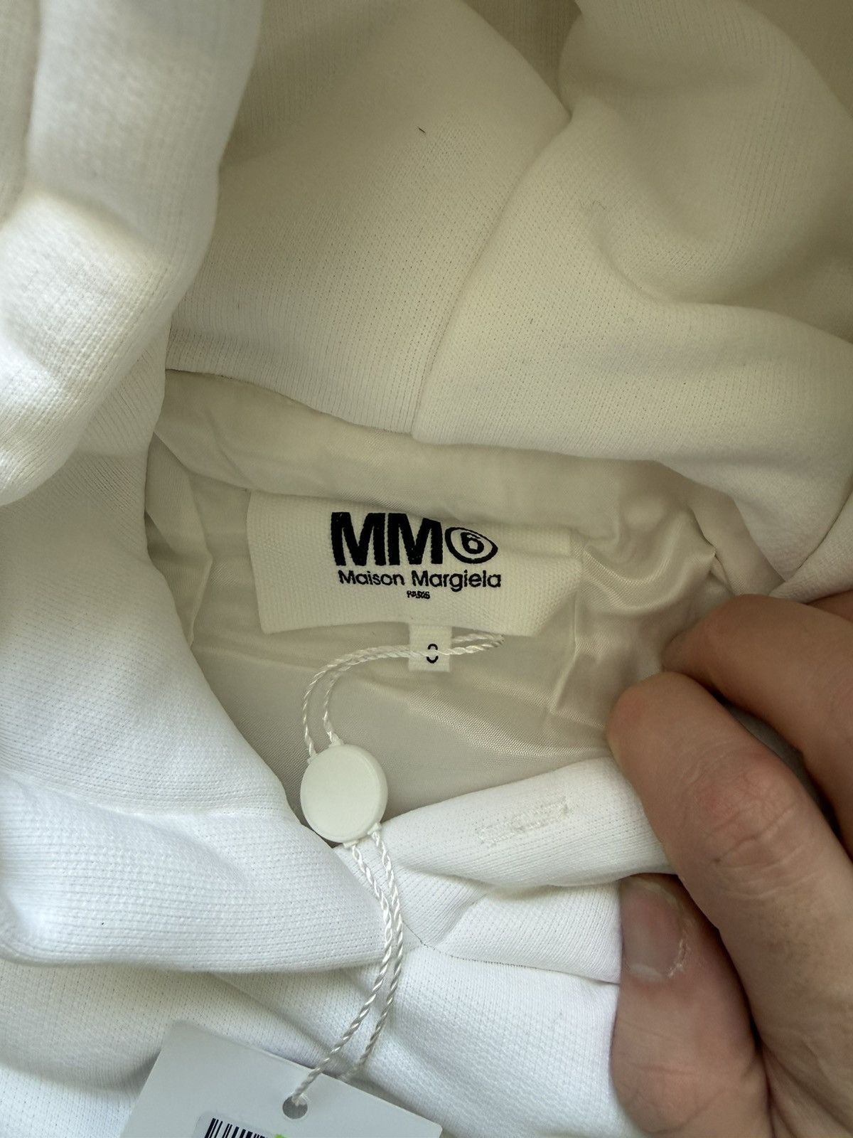 MM6 NWT - MM6 Maison Margiela Padded Logo Hoodie Size US S / EU 44-46 / 1 - 5 Thumbnail