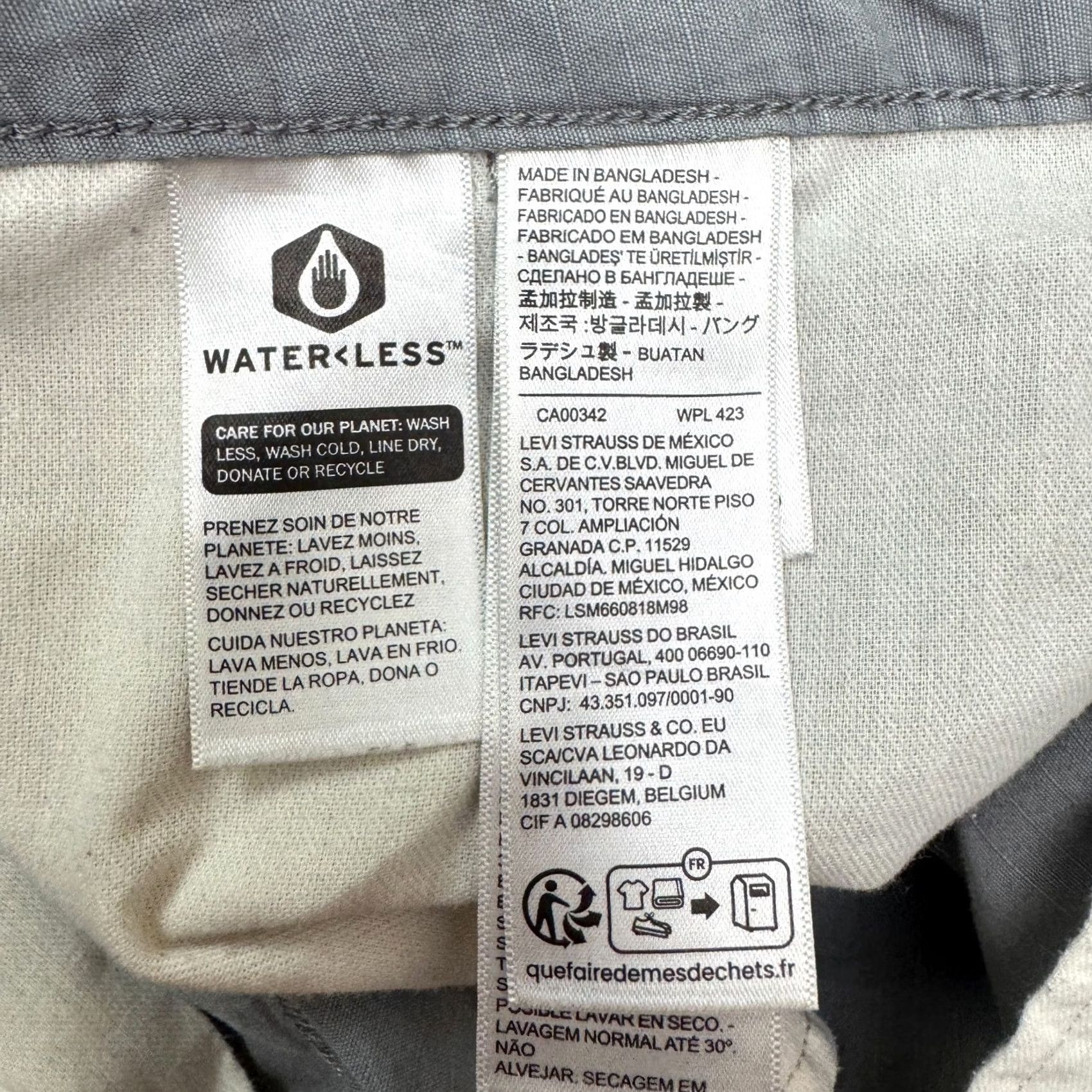 Levi's Levi's Cargo Shorts Mens Big & Tall 44 Gray 100% Cotton Ripstop Pocket Cargo Pocket Casual Outdoor Size US 30 / EU 46 - 7 Thumbnail