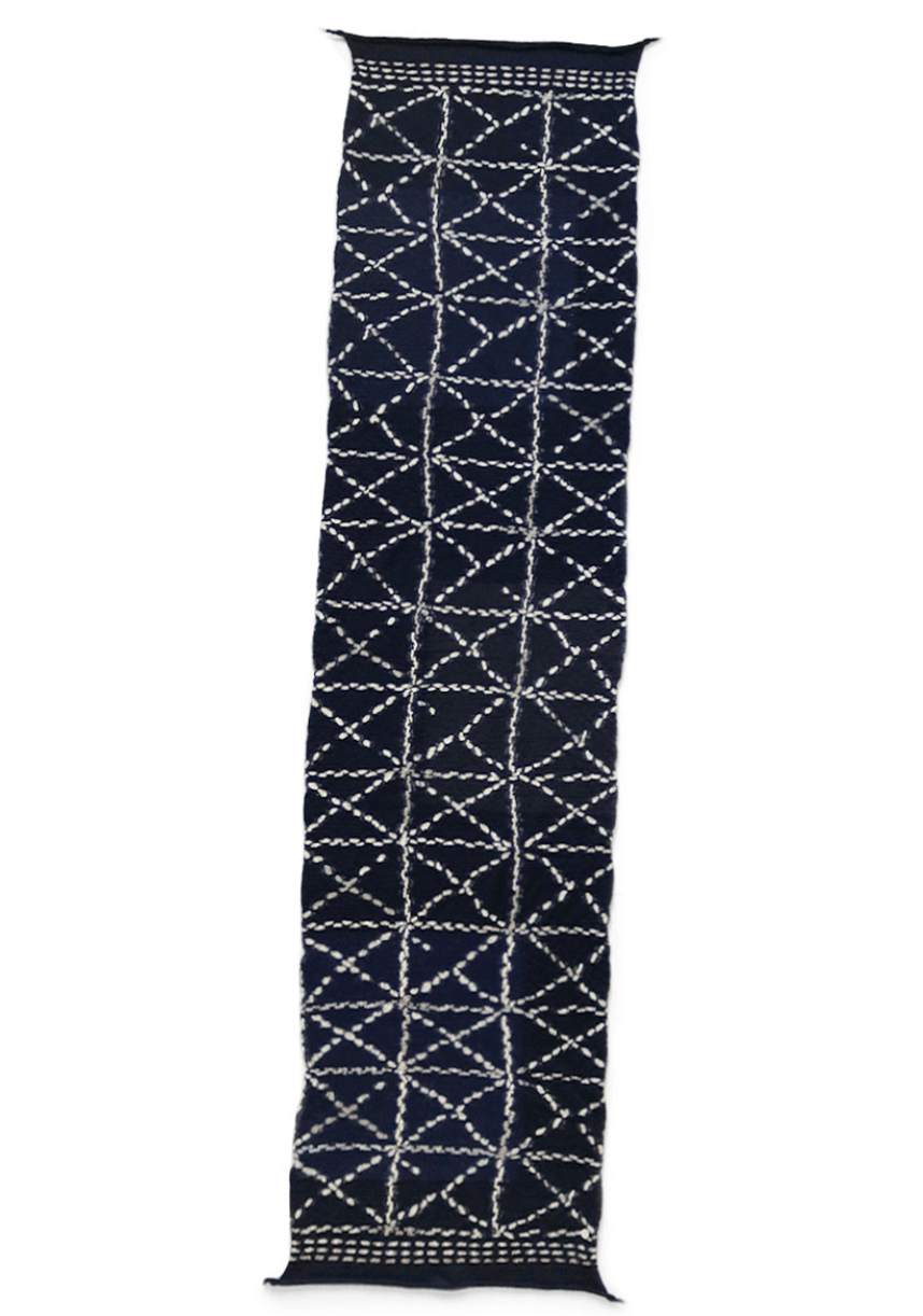 Kapital Shrinkable Wool Sashiko HAPPY Scarf Size ONE SIZE - 2 Thumbnail