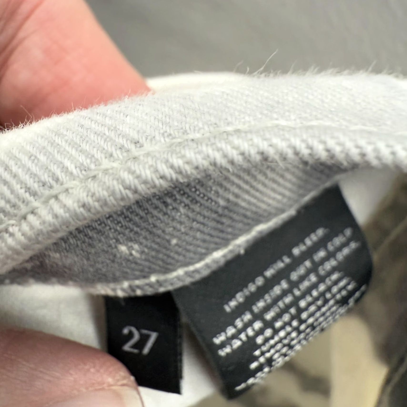 J Brand VINTAGE? No. J Brand Jeans Womens 27 Gray White Sonic Aubry High Rise Tie Dye Straight Cotton Jeans 27 White Tie Dye 100% Cotton Womens Jeans Size 27" / US 4 / IT 40 - 4 Thumbnail