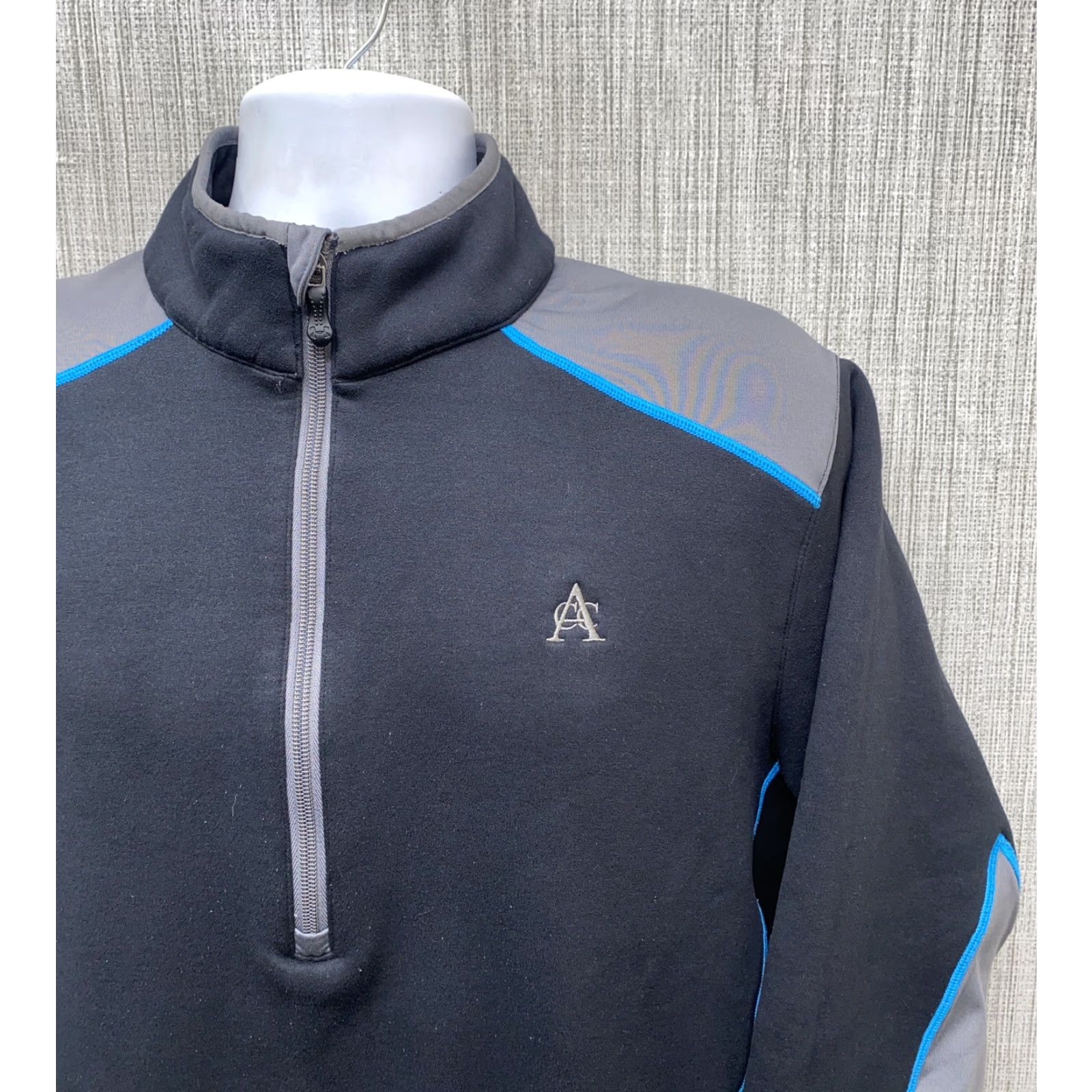 Under Armour Under Armour Jacket 1/2 Zip Mens L Black Gray Polyester Pullover Casual Regular Size Size US L / EU 52-54 / 3 - 2 Thumbnail