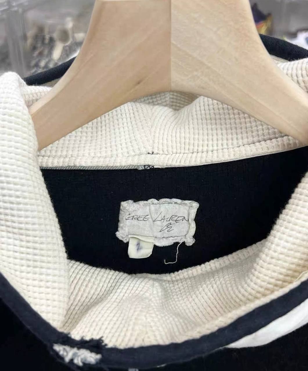 Greg Lauren Greg Lauren denim and wool patchwork sweatshirt Size US M / EU 48-50 / 2 - 3 Thumbnail