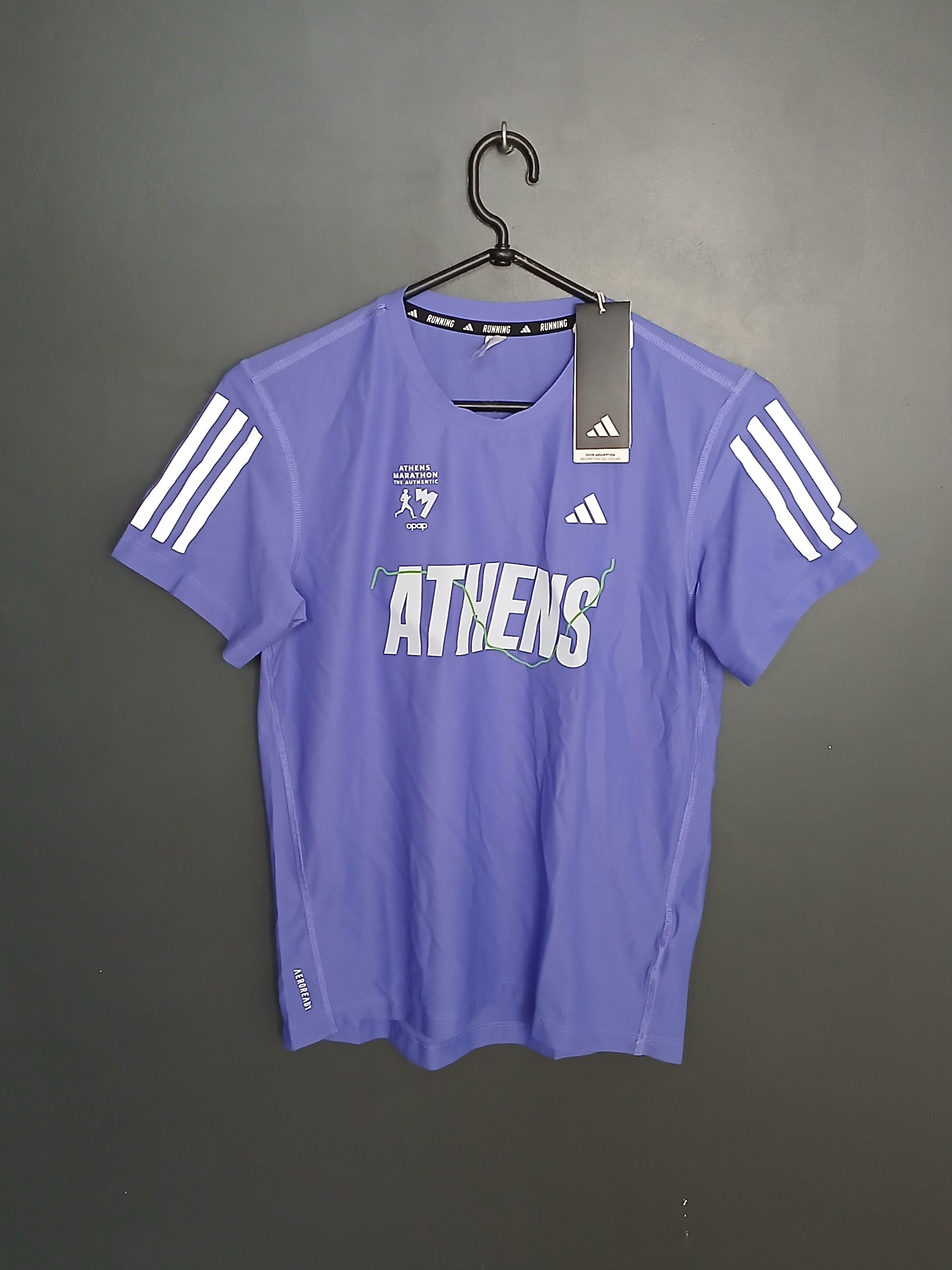 Adidas New Adidas Running Training T-Shirt Size XS / US 0-2 / IT 36-38 - 1 Thumbnail