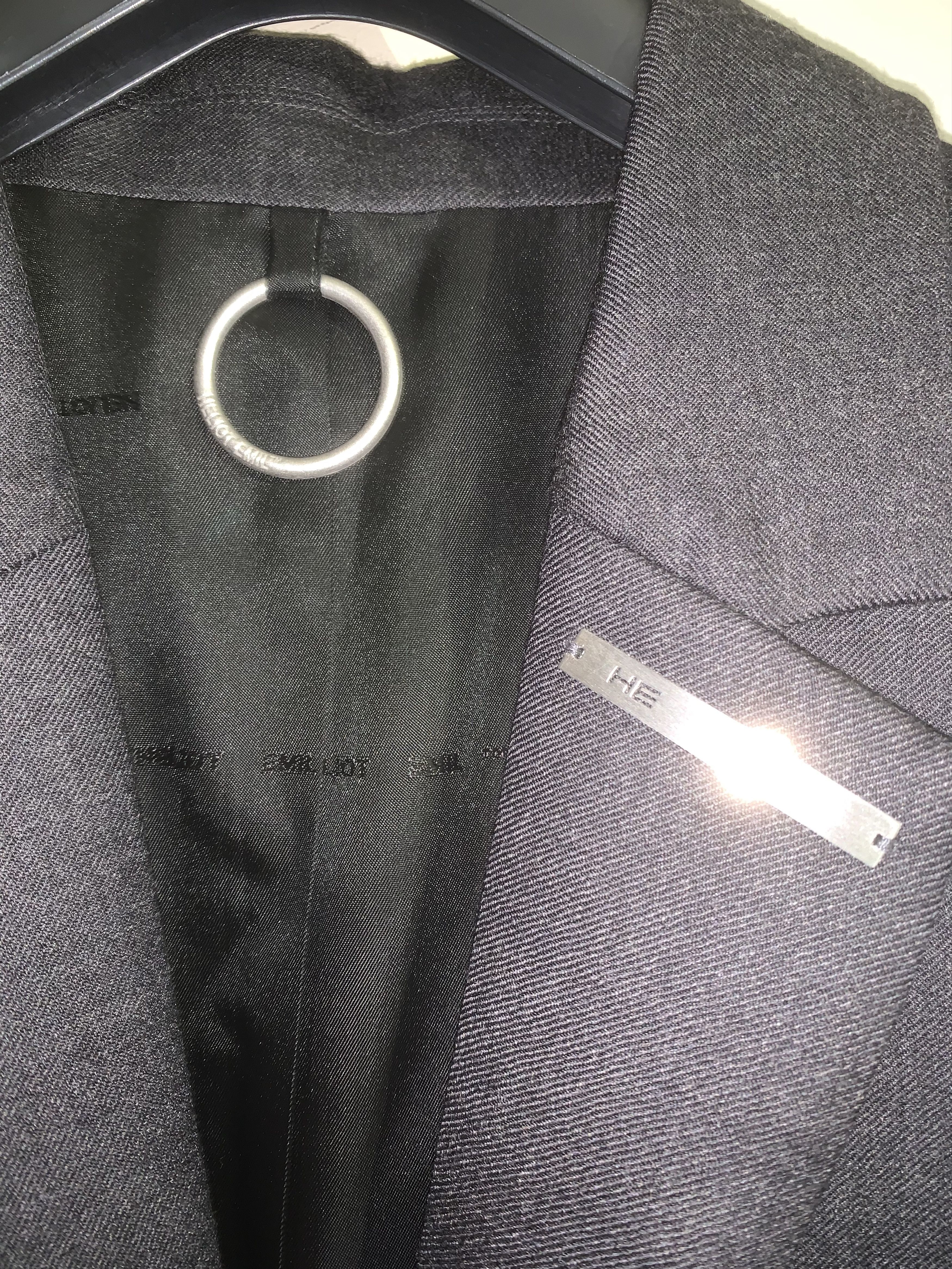 Heliot Emil Heliot Emil tech laced virgin wool Blazer jacket suit Size 46R - 3 Thumbnail