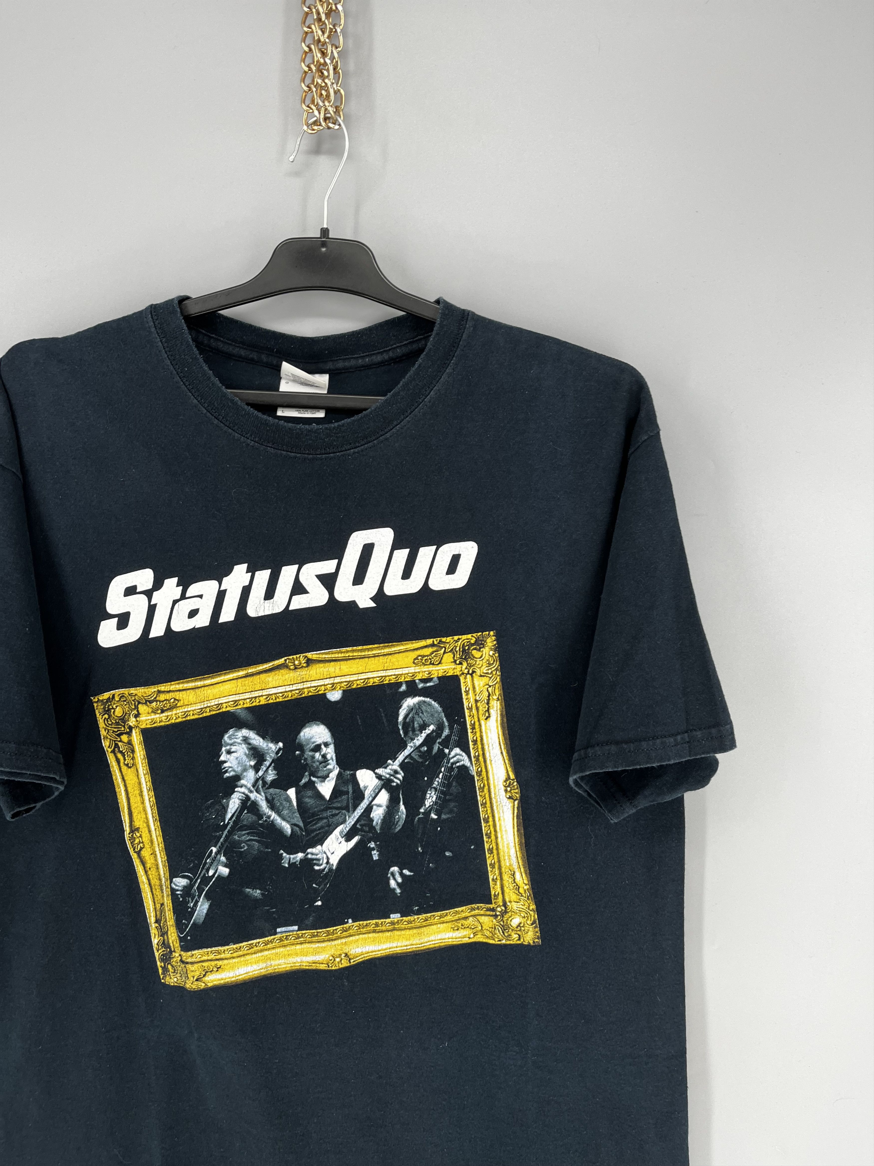 Band Tees Status Quo 2008 Vintage Tour Rock Band Tee Size L Size US L / EU 52-54 / 3 - 5 Thumbnail