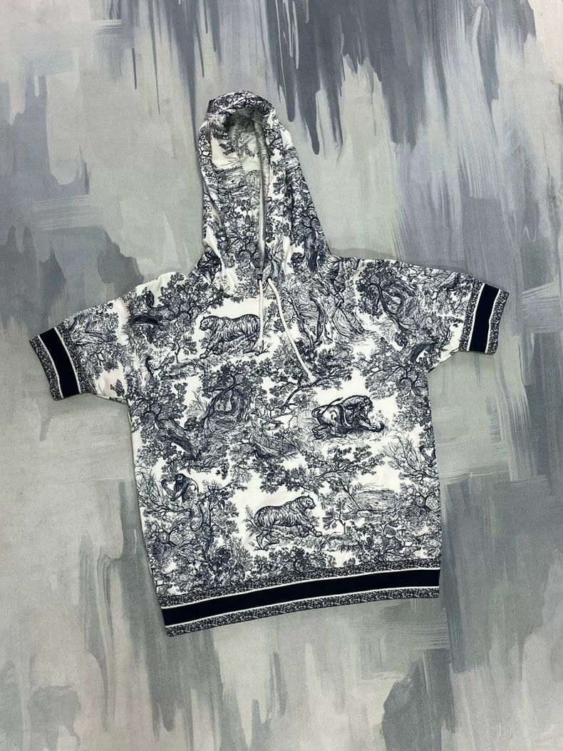 Dior Dior Jungle Zoo Printed Hooded Sweatshirt Size S / US 4 / IT 40 - 1 Thumbnail
