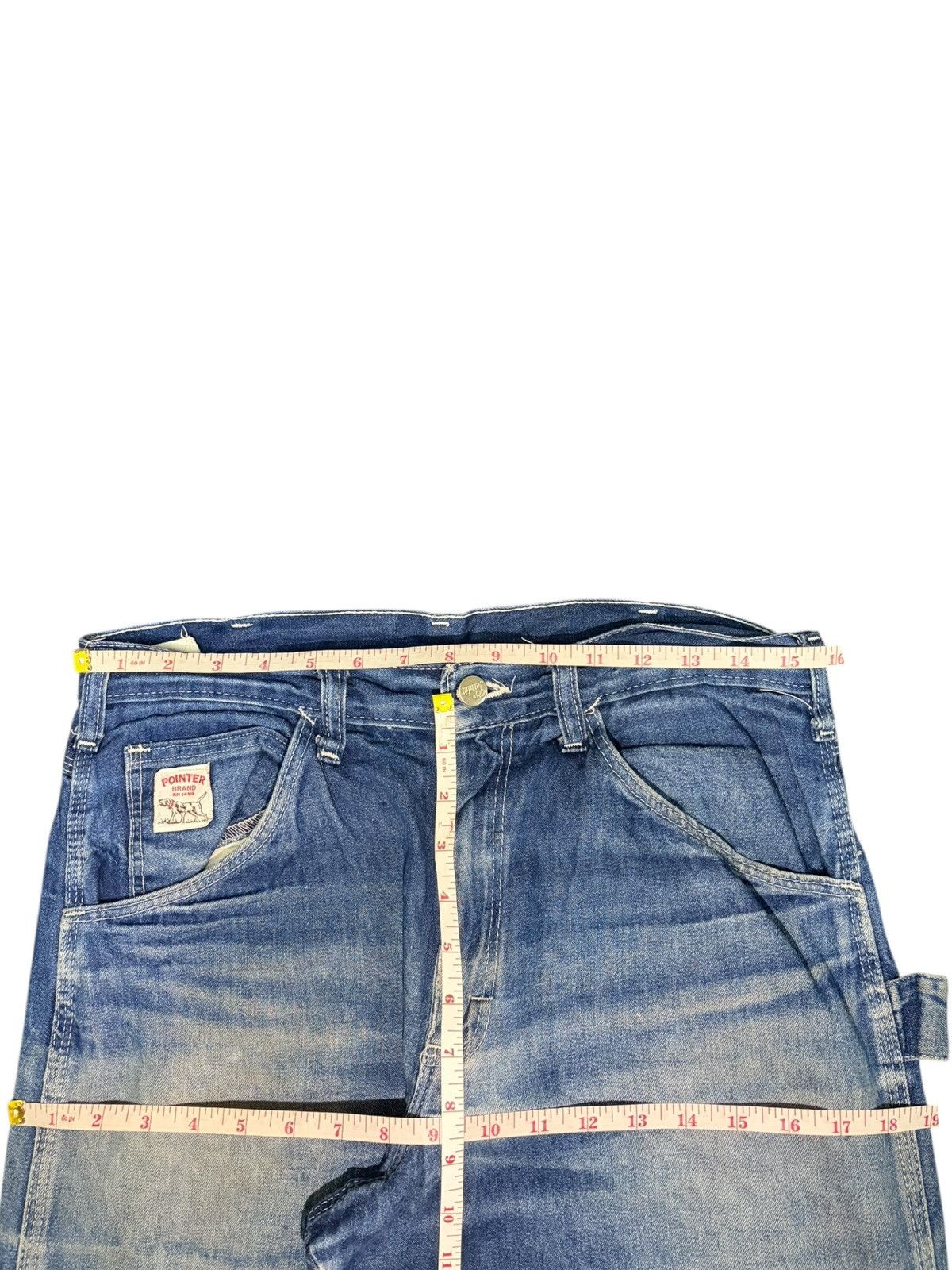Pointer Vintage Usa Pointer Mud Wash Distress Carpenter Baggy Jeans Size US 31 - 6 Thumbnail