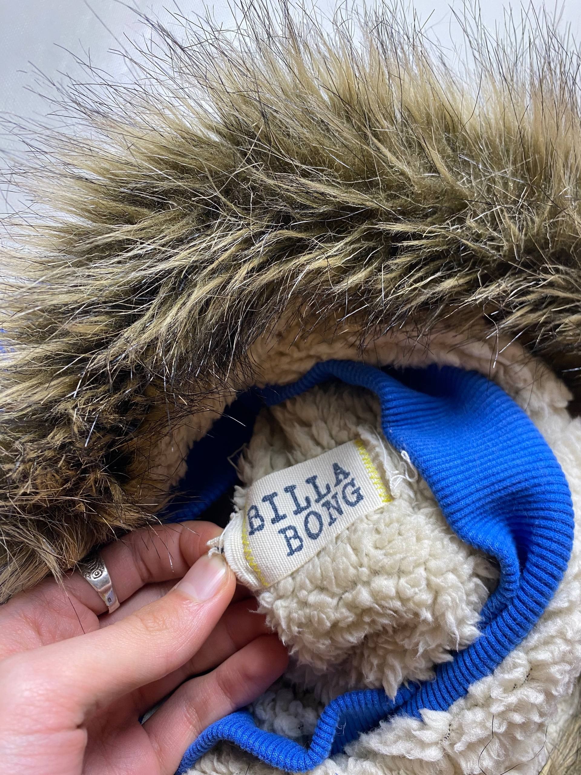 Billabong Vintage Billabong Y2K six was nine fur Zip Hoodie Size US XS / EU 42 / 0 - 11 Thumbnail