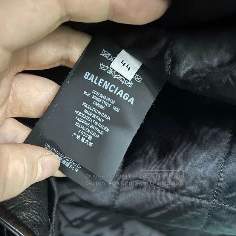 Balenciaga Balenciaga Patchwork Graffiti Leather Jacket. Size US S / EU 44-46 / 1 - 4 Thumbnail