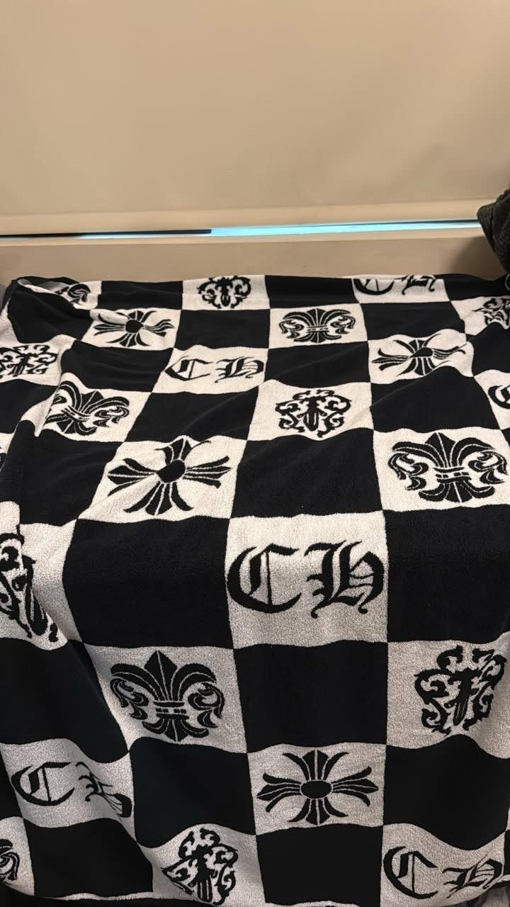Chrome Hearts CHROME HEARTS CHECKER TOWEL RARE Size ONE SIZE - 2 Thumbnail