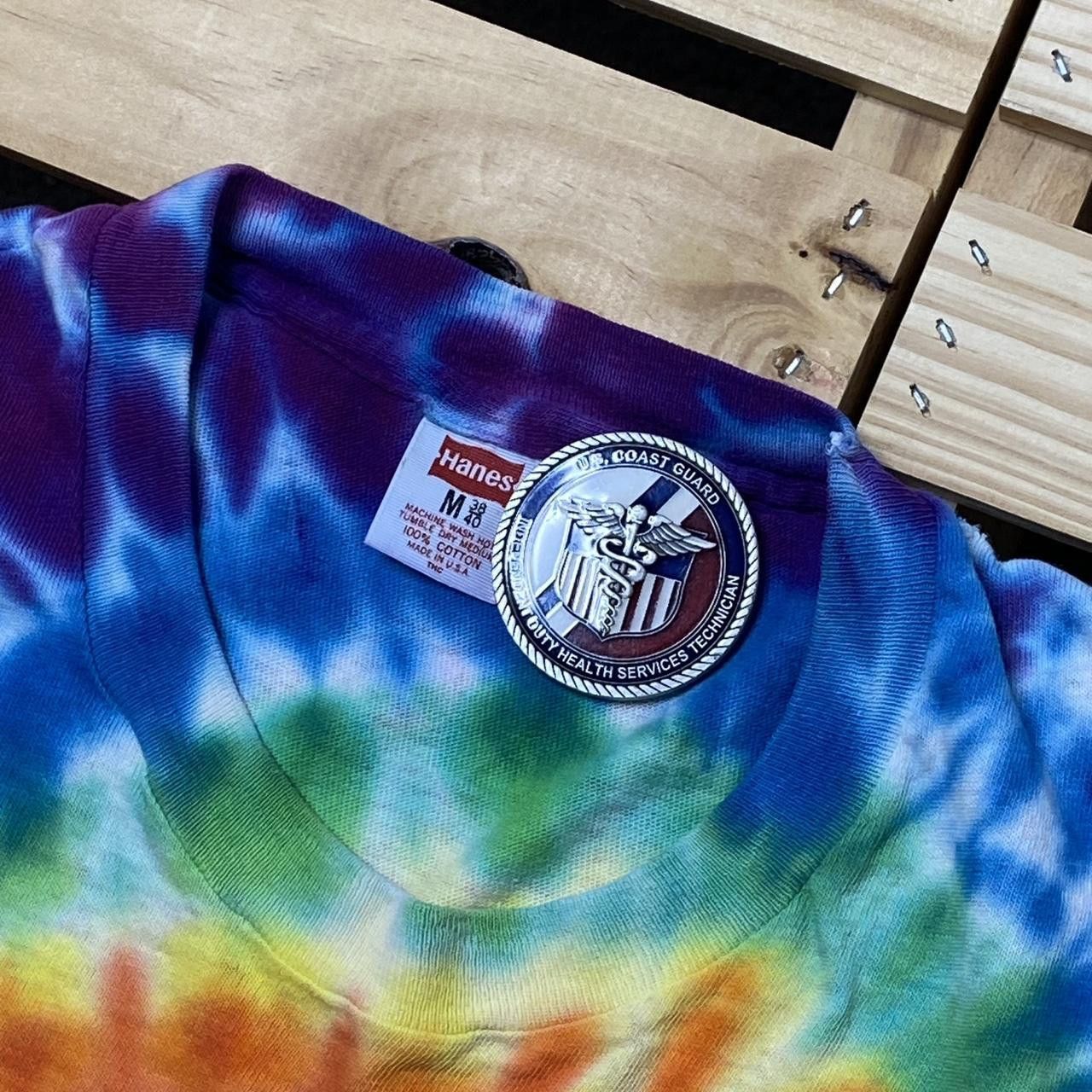 Hanes True Vintage Hanes Tie-Dye Boho Hippie Tee Size Medium Size US M / EU 48-50 / 2 - 6 Thumbnail