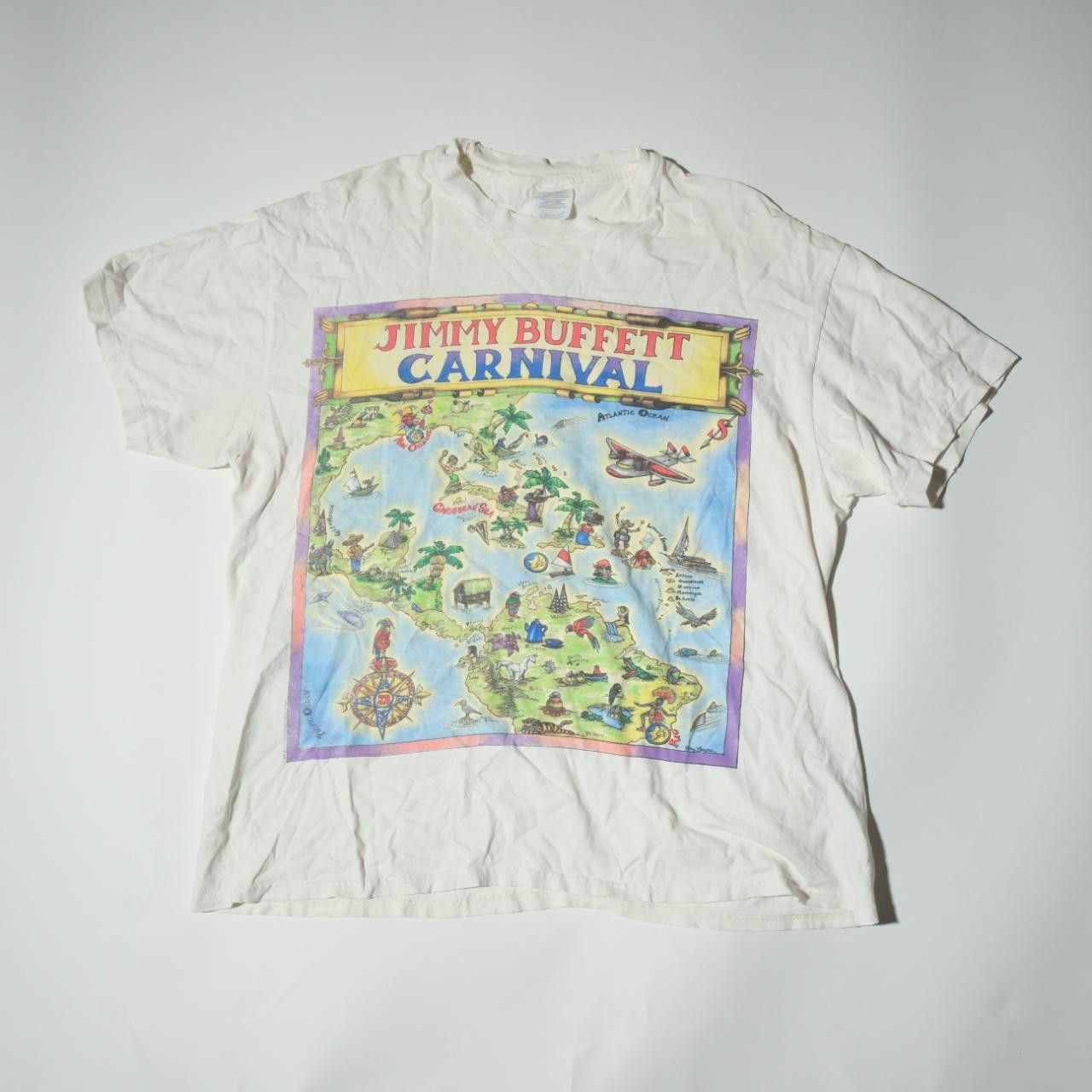 Other Vintage Jimmy Buffett '98 Carnival Tour T-shirt Size US XL / EU 56 / 4 - 1 Thumbnail