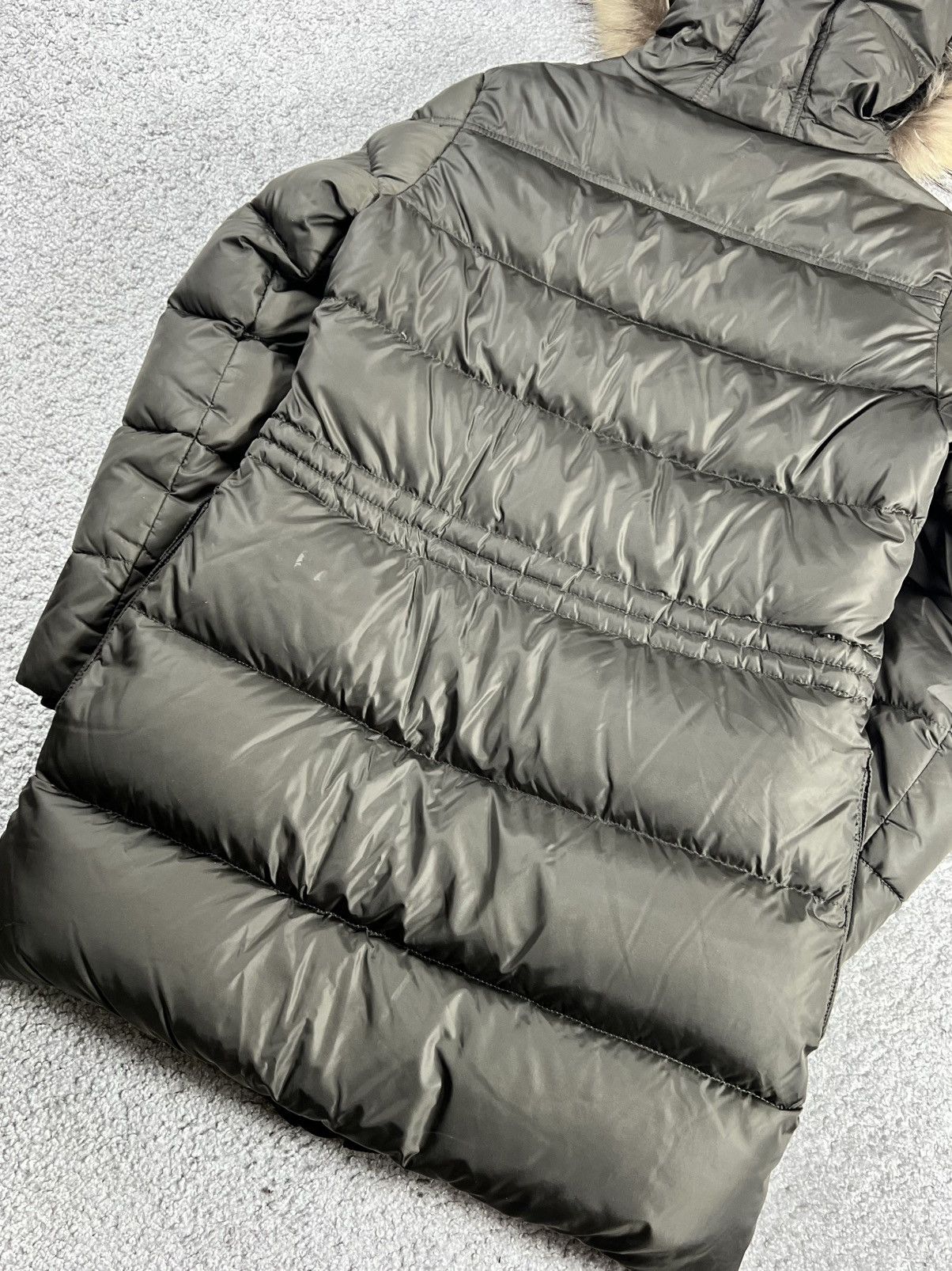 Moncler Moncler Racoon Fur Green Gueran Parka Size 1 Size S / US 4 / IT 40 - 8 Thumbnail