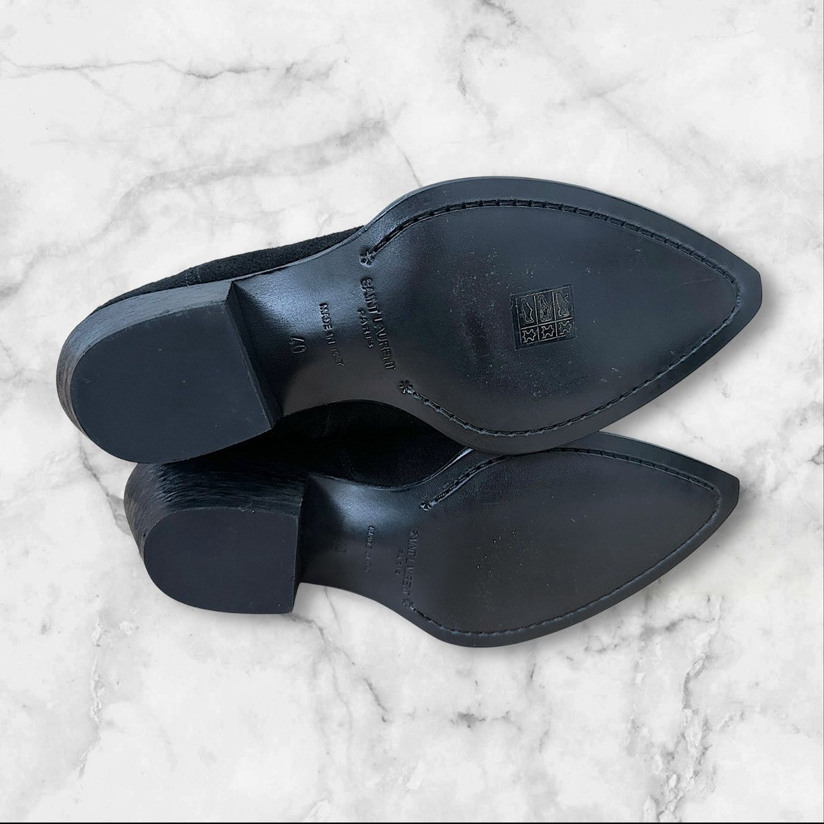 Saint Laurent Paris Saint Laurent Suede Lukas Boots Size US 7 / EU 40 - 9 Thumbnail