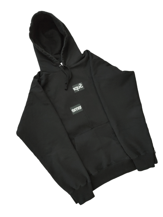 Supreme Split Box Logo Hooded Sweatshirt | Grailed