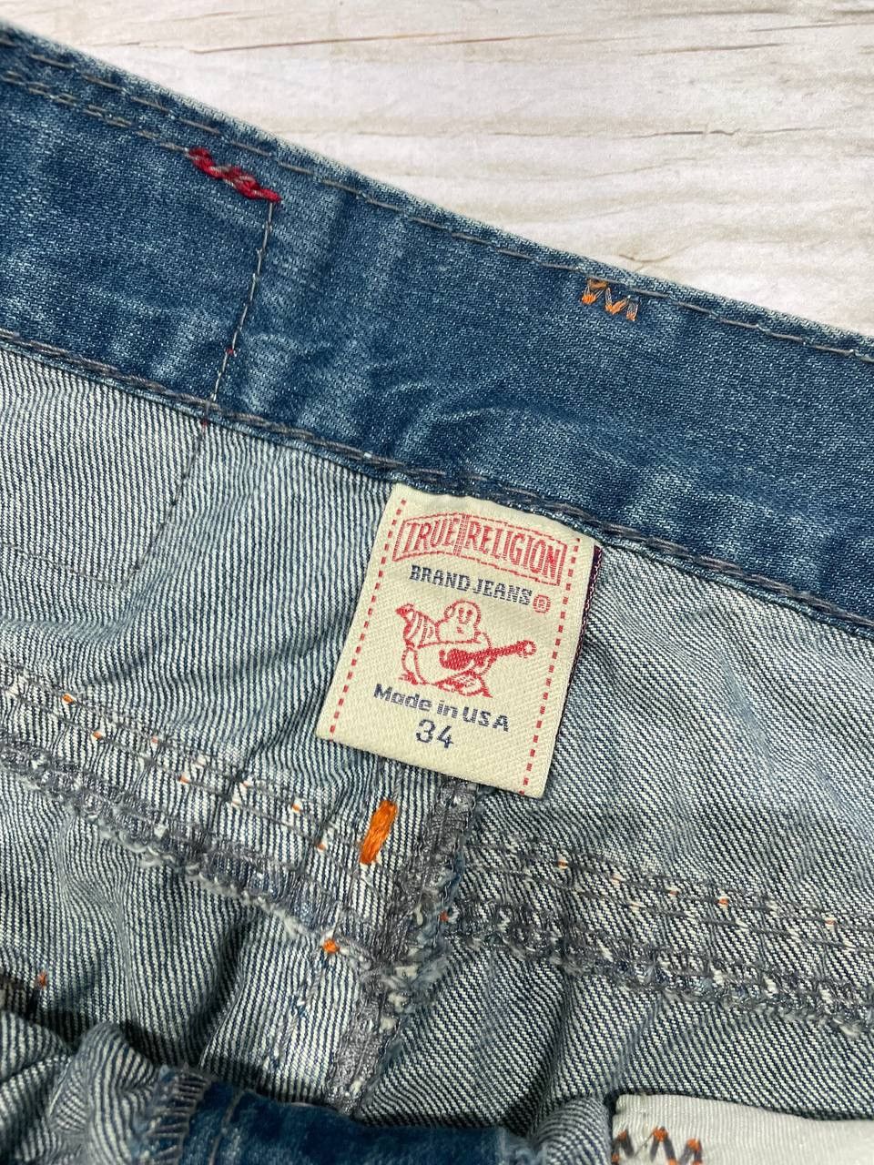 True Religion Vintage True Religion Bobby Super T Denim Jeans Y2K Size US 34 / EU 50 - 10 Thumbnail