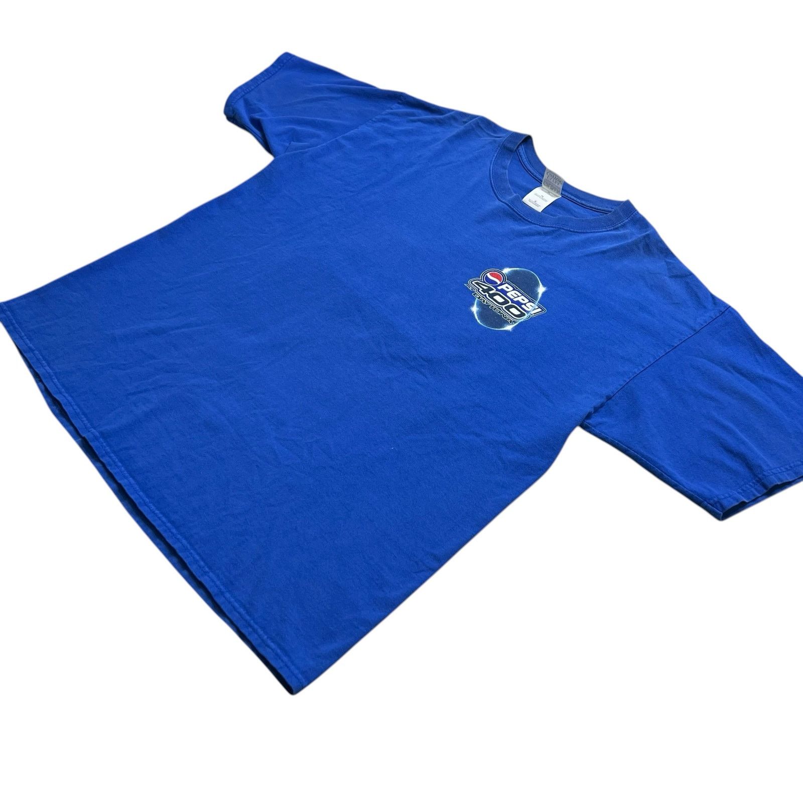 Gildan Vintage Pepsi 400 NASCAR T-Shirt Men’s XL Blue Daytona Y2K Size US XL / EU 56 / 4 - 9 Thumbnail