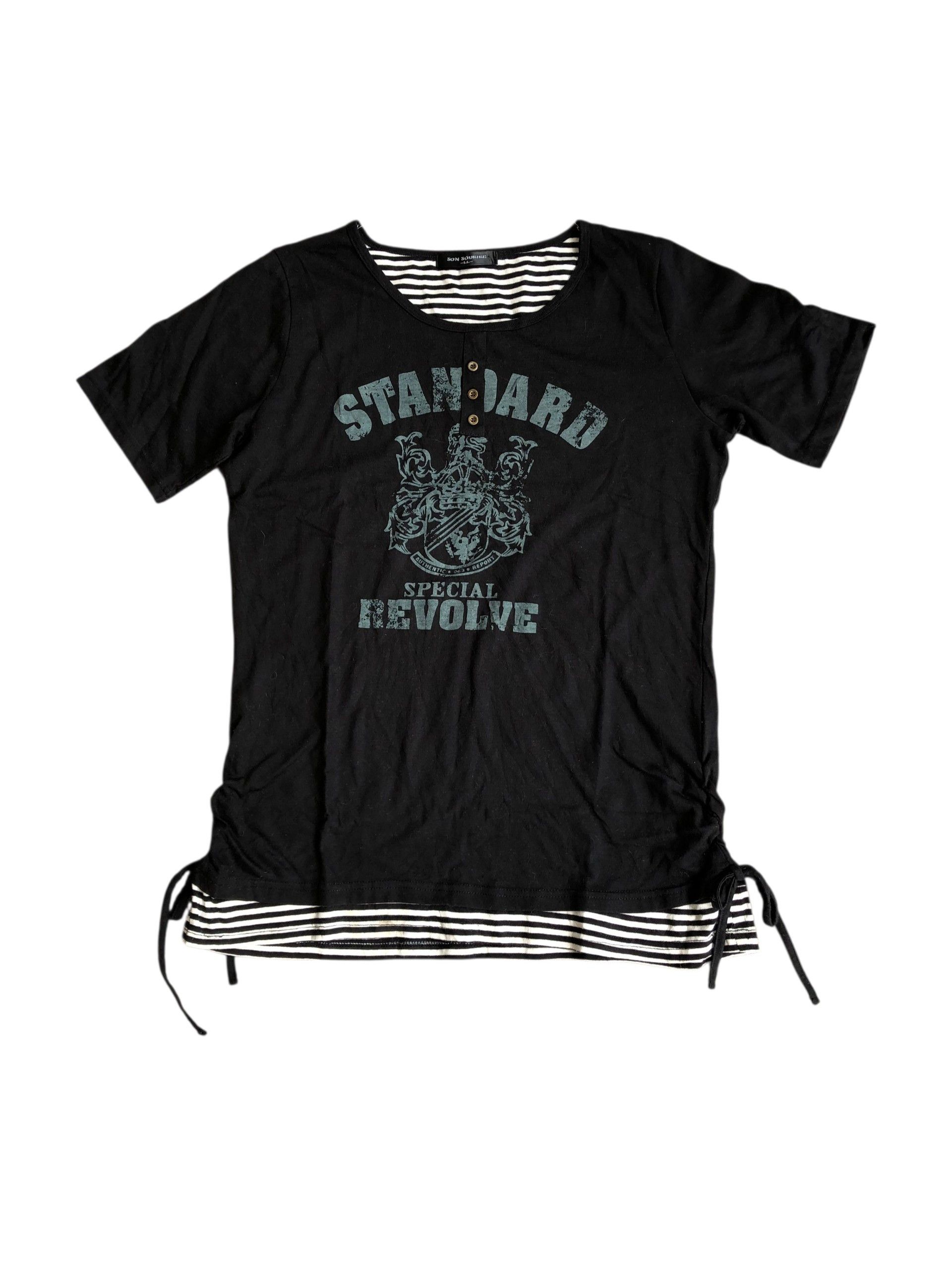 If Six Was Nine 2000s Double Layer Vkei Style Y2k Japanese Archive Size US M / EU 48-50 / 2 - 2 Thumbnail