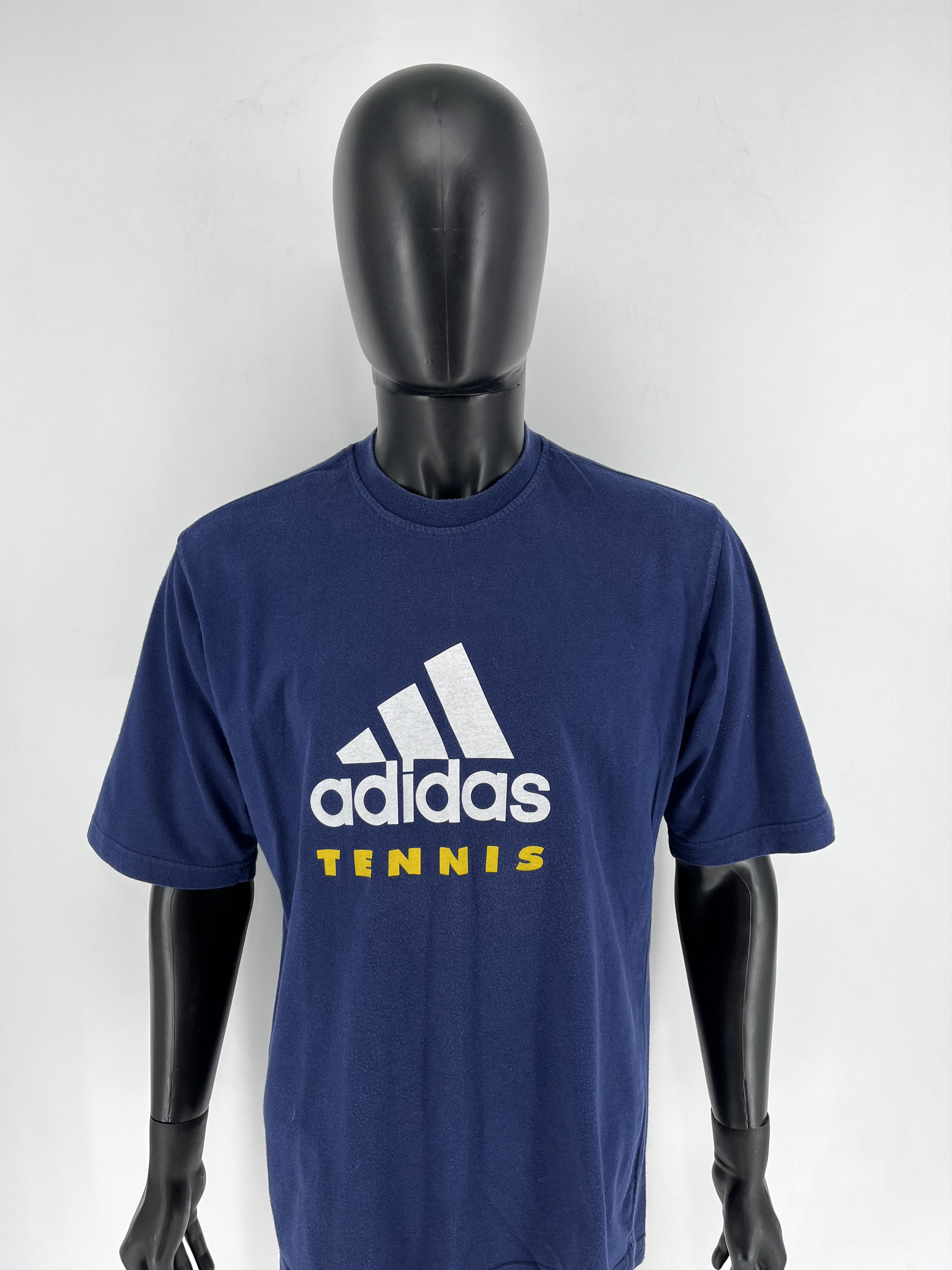 Adidas Vintage y2k 90s Adidas Tennis Tee Streetwear Hype Size US M / EU 48-50 / 2 - 6 Thumbnail