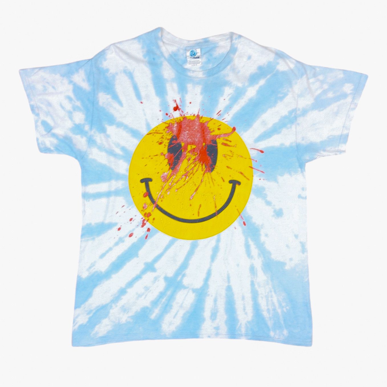 AWGE × Playboi Carti × Rap Tees AWGE x Playboy Carti Smiley Face Die Lit Neon Tour TEE Size US L / EU 52-54 / 3 - 1 Thumbnail