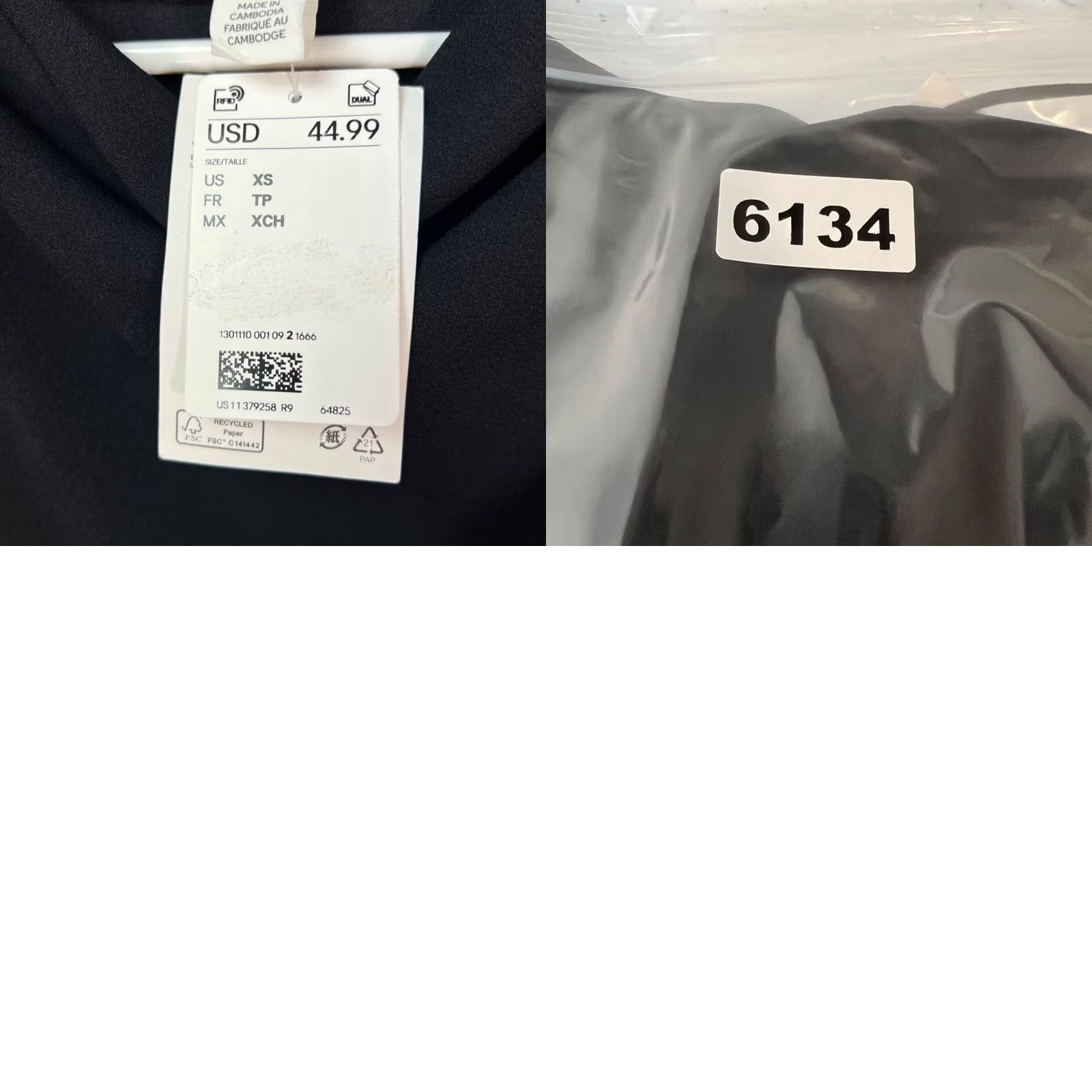 H&M H&M Womens XS Black Belted Midi Dress With Cowl Neckline New! Dress, Women, XS, Black, Belted, Midi, Cowl Neckline, Dress, H&M Size XS / US 0-2 / IT 36-38 - 8 Thumbnail