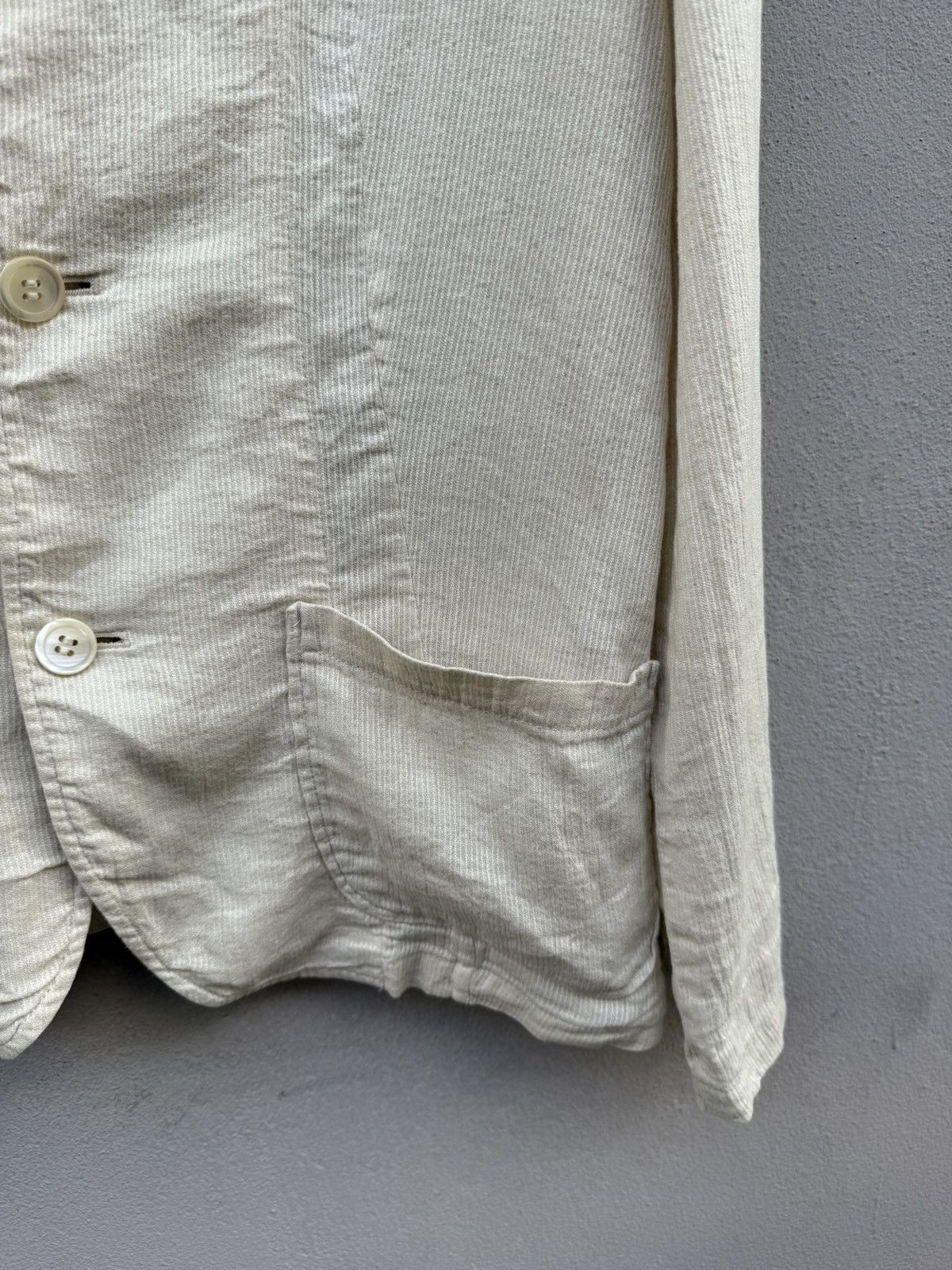 Issey Miyake Plantation by ISSEY MIYAKE Linen Overshirt Size US M / EU 48-50 / 2 - 4 Thumbnail