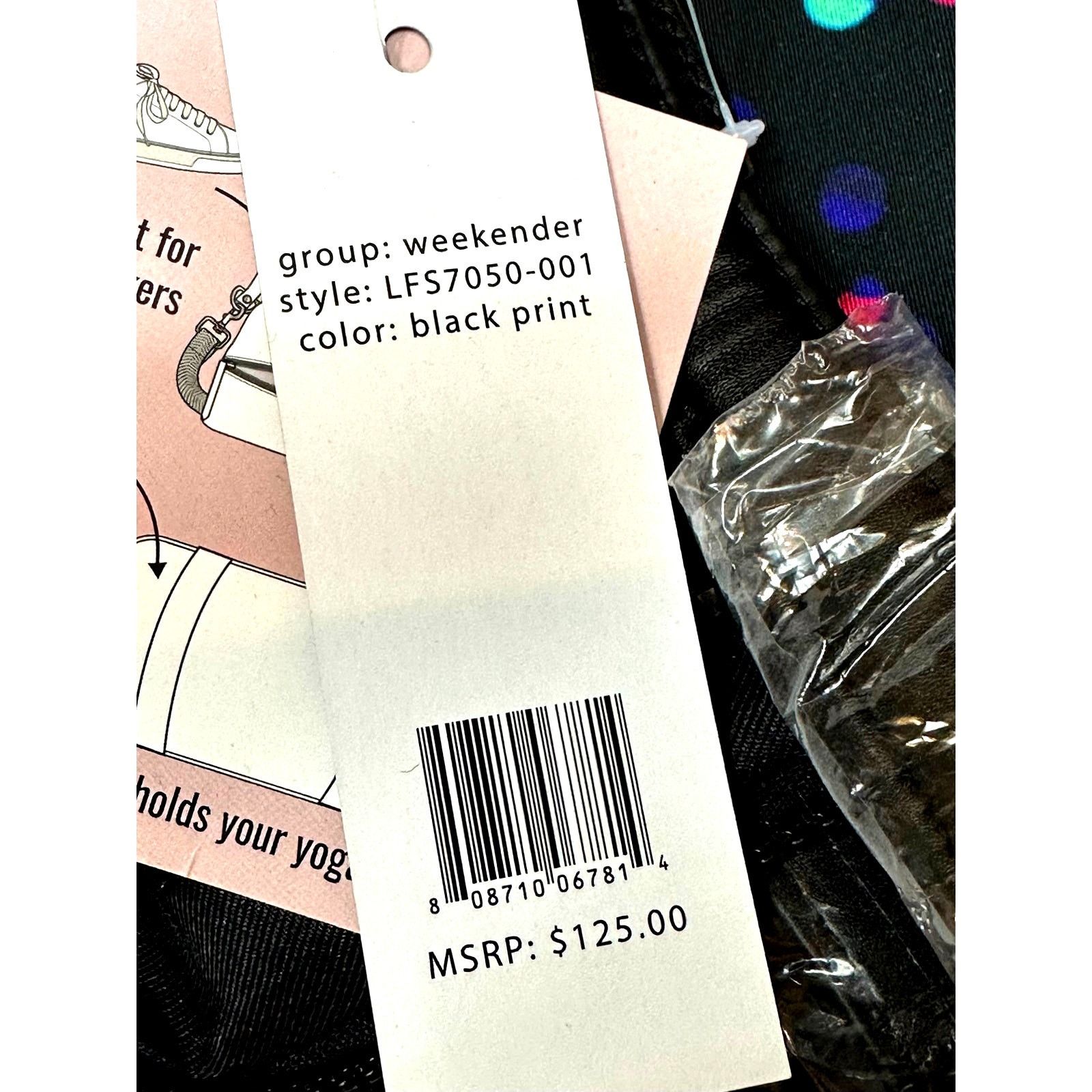 Other Mondani New York Weekender Black Multi Color XL Size ONE SIZE - 13 Thumbnail