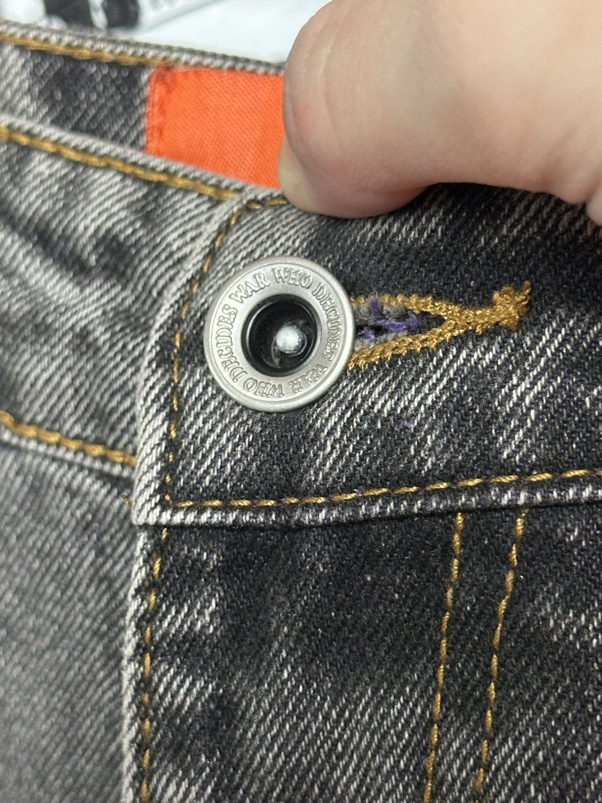 Ev Bravado × Who Decides War Who Decides War “Jesus and Maria” Fusion Denim Size US 32 / EU 48 - 12 Thumbnail