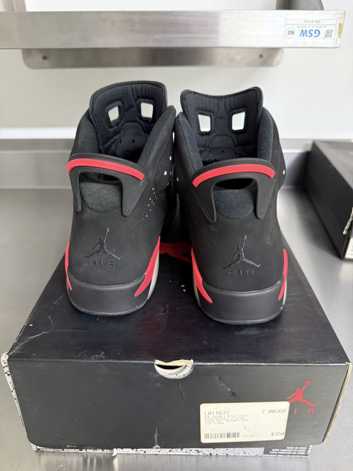 Jordan Brand Jordan 6 infrared black Size US 11 / EU 44 - 5 Thumbnail