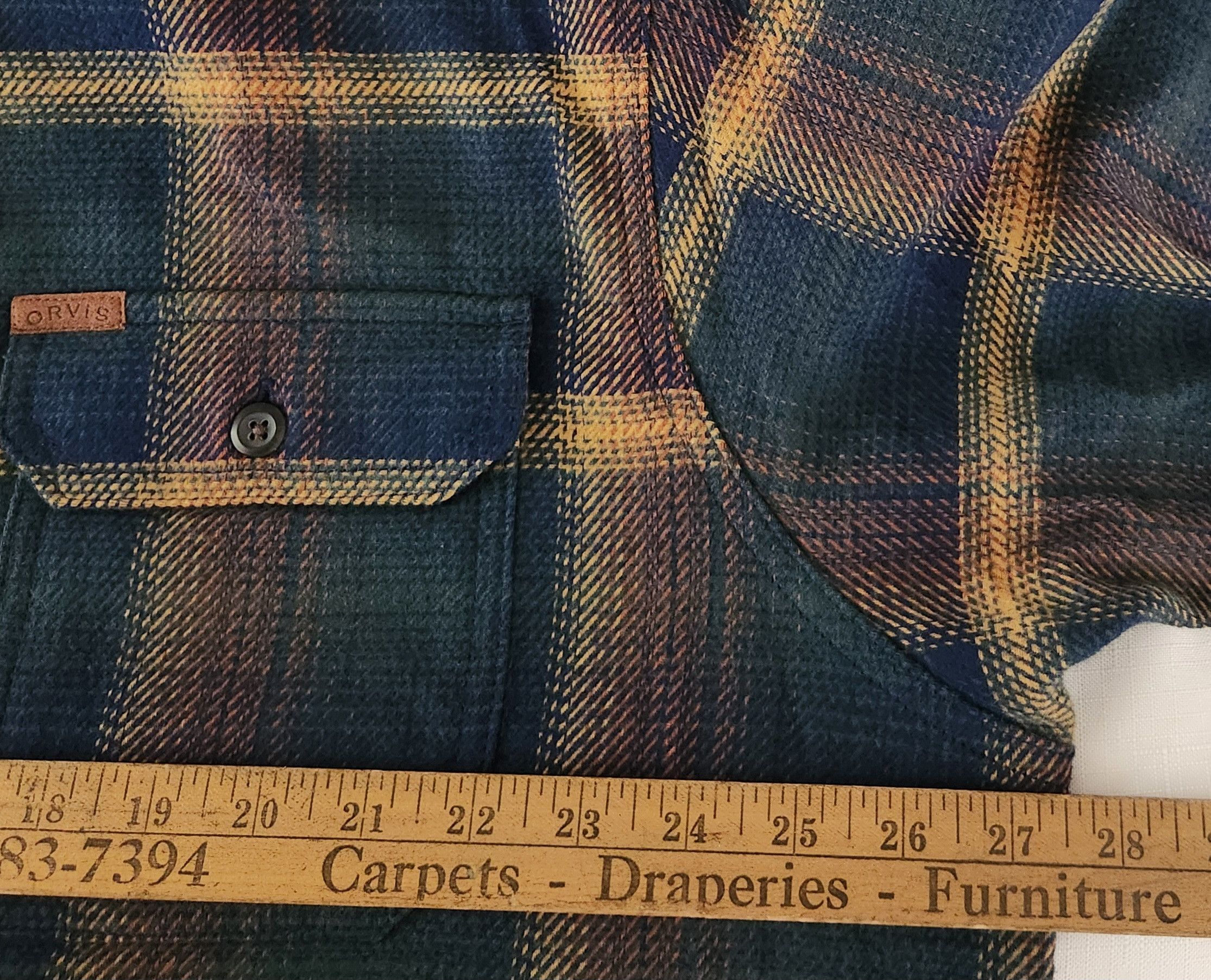 Designer × Orvis ORVIS XXL Plaid Heavyweight DOUBLE BRUSHED Flannel Men's Size US XXL / EU 58 / 5 - 10 Thumbnail